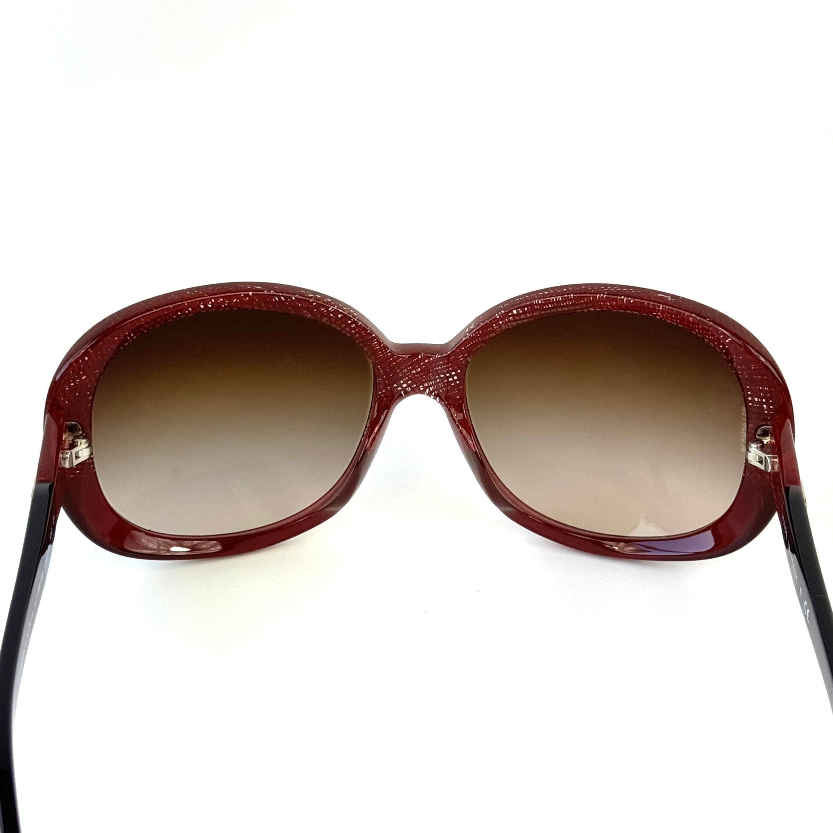 【美品】シャネル サングラス 5189-A ココマーク グラデーション 赤