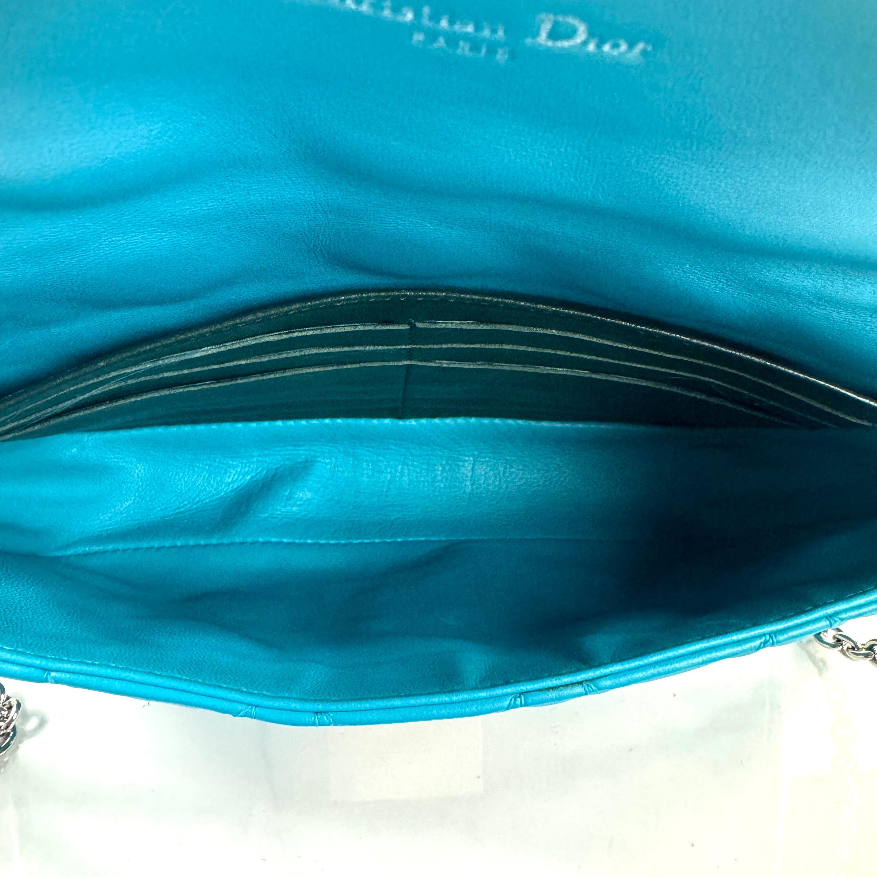【希少】クリスチャンディオール ミスディオール カナージュ チェーン ブルー