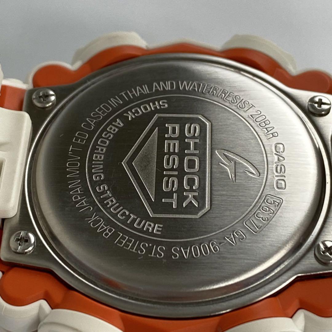 【美品】カシオ Gショック GA-900 クォーツ 白 アナデジ