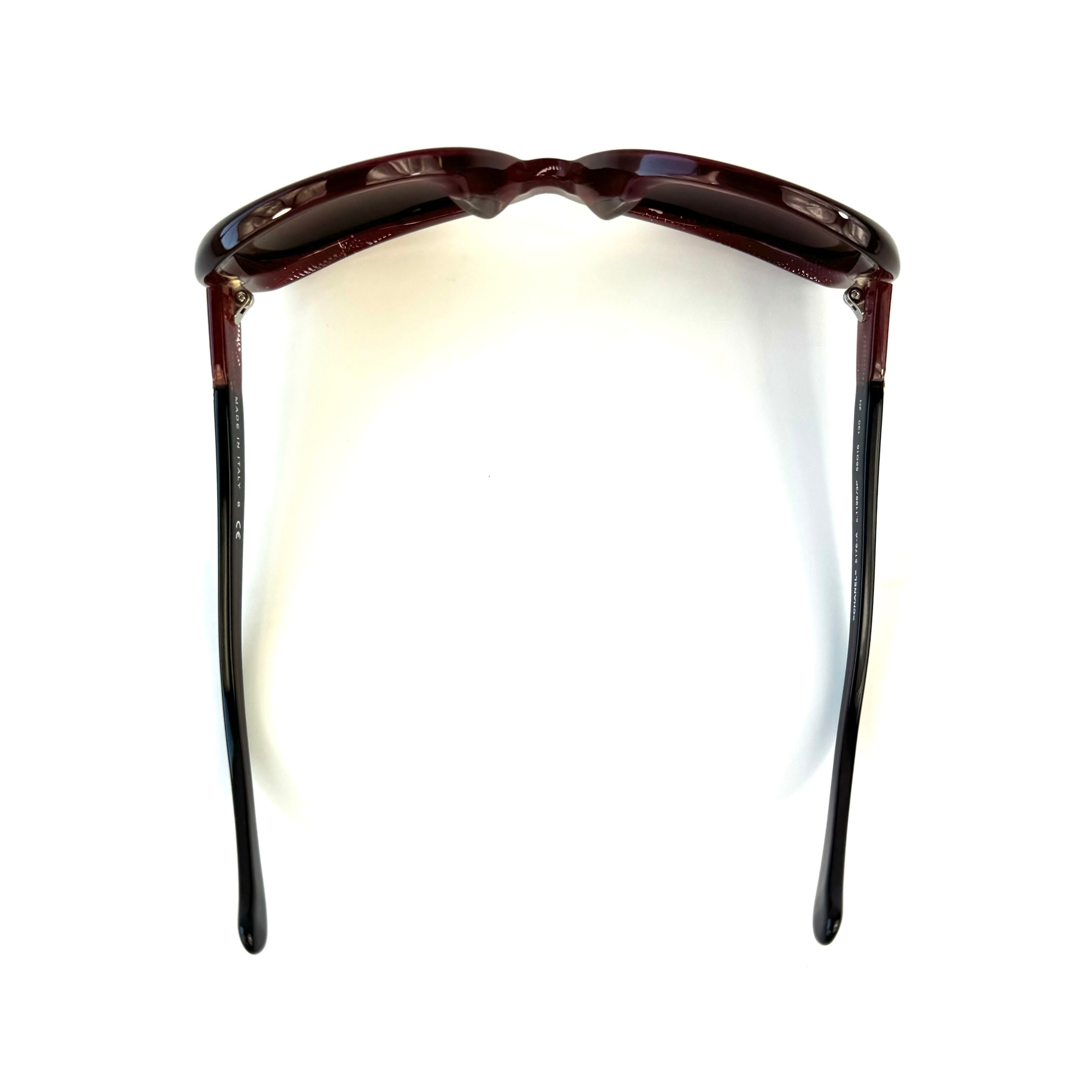 【美品】シャネル サングラス 5189-A ココマーク グラデーション 赤