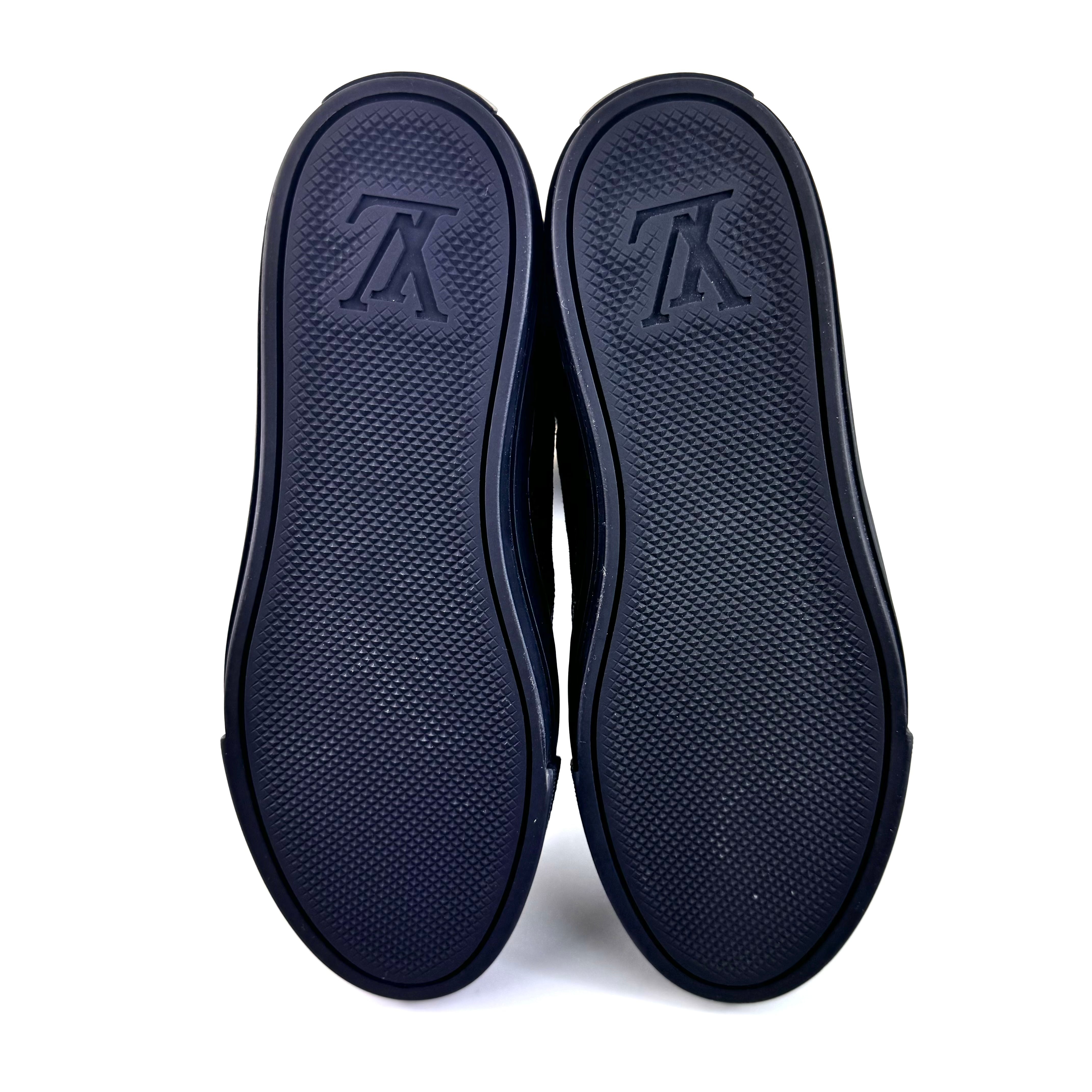 【ほぼ未使用】ルイヴィトン ロングブーツ ムートン モノグラム スエード ダークブラウン 23.5cm