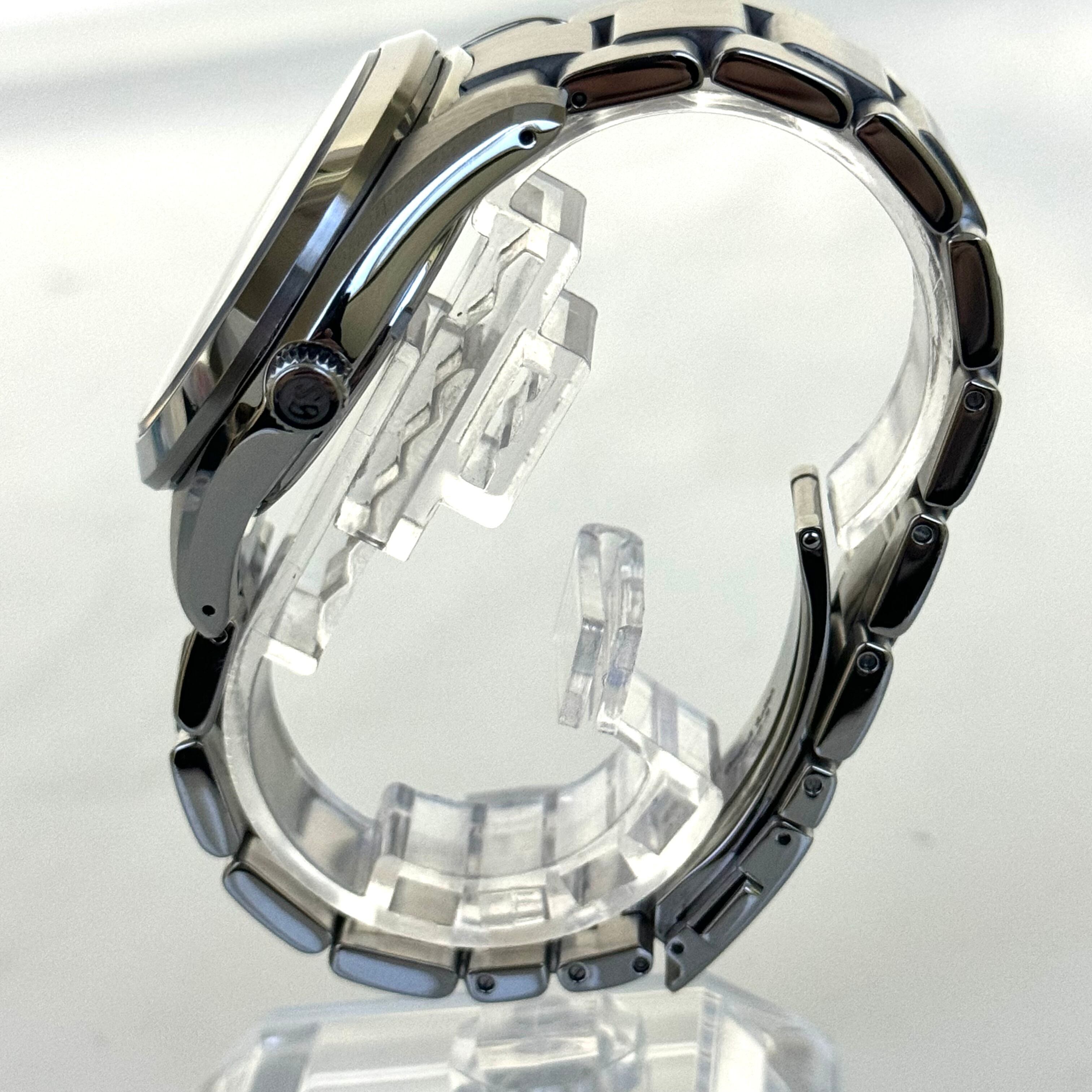 【美品】グランドセイコー ヘリテージコレクション GMT SBGN013 9F86-0AF0 クォーツ デイト表示 黒