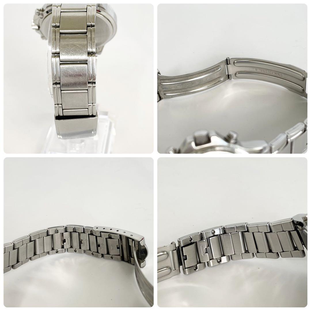 セイコー クロノグラフ クォーツ デイト表示 黒