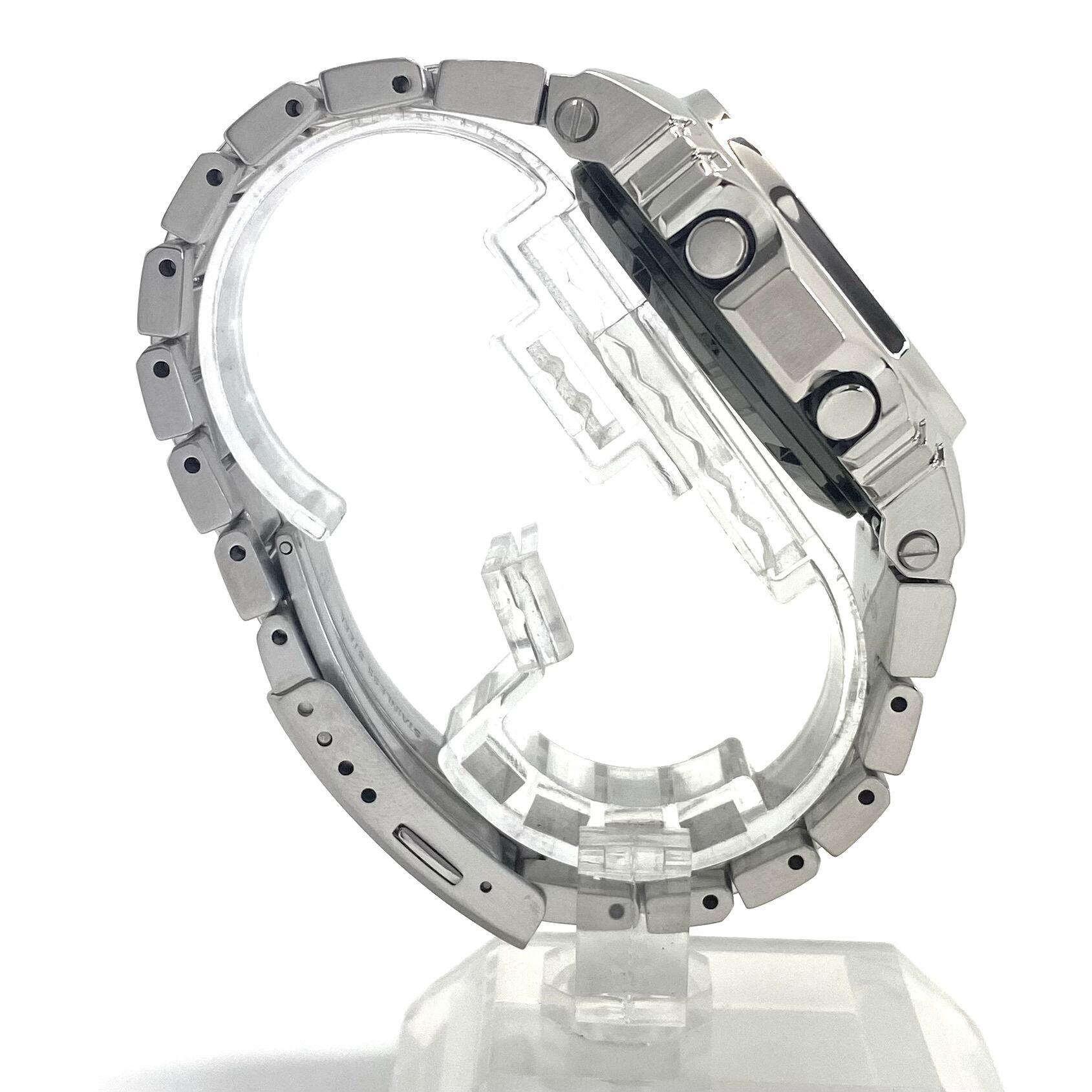 【美品】カシオ G-SHOCK ジーショック GMW-B5000D-1JF 5000シリーズ フルメタル モバイルリンク スクエア デジタル 電波ソーラー 20気圧防水 腕時計 メンズ 中古