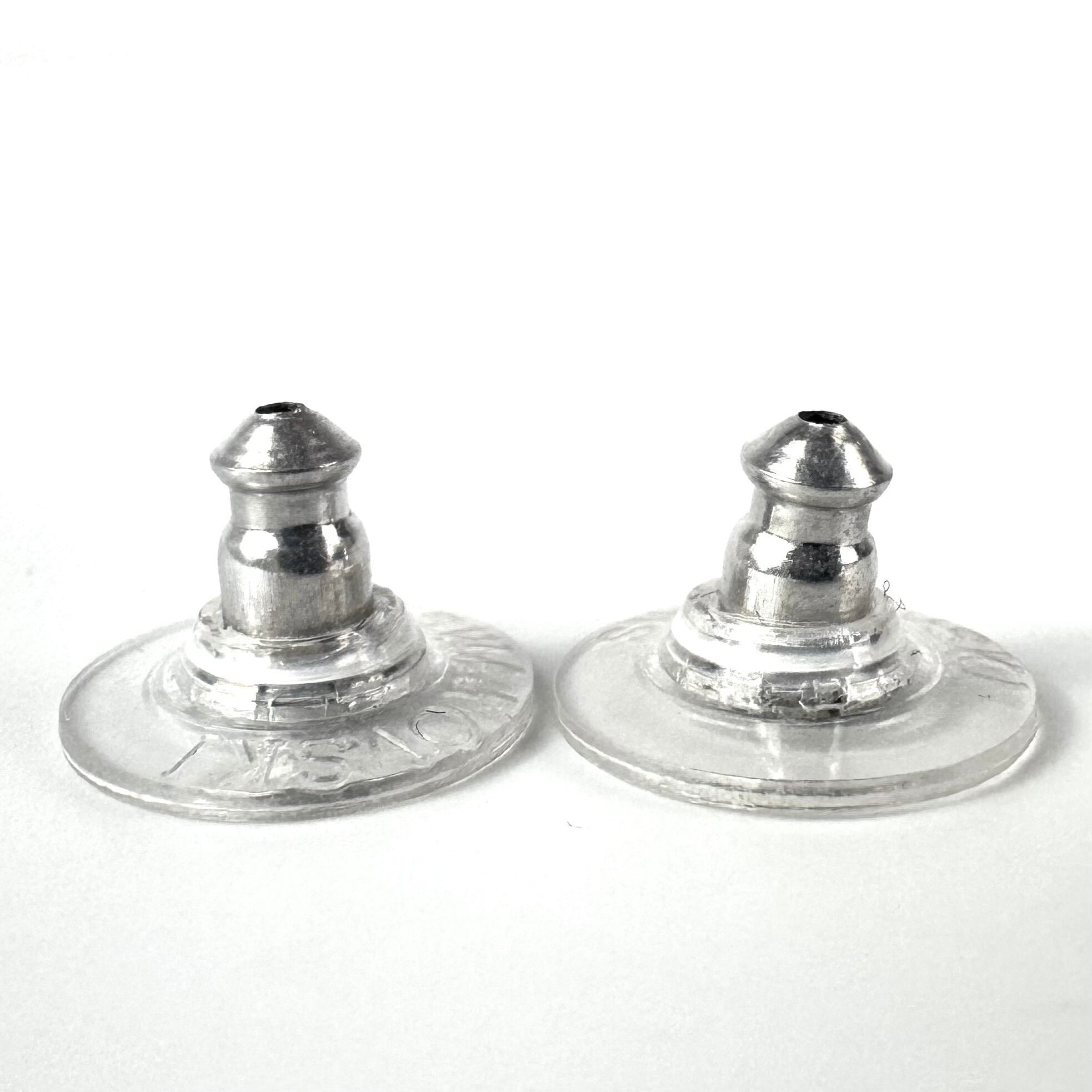 【美品】スワロフスキー ピアス スター 星 ラインストーン シルバー パープル