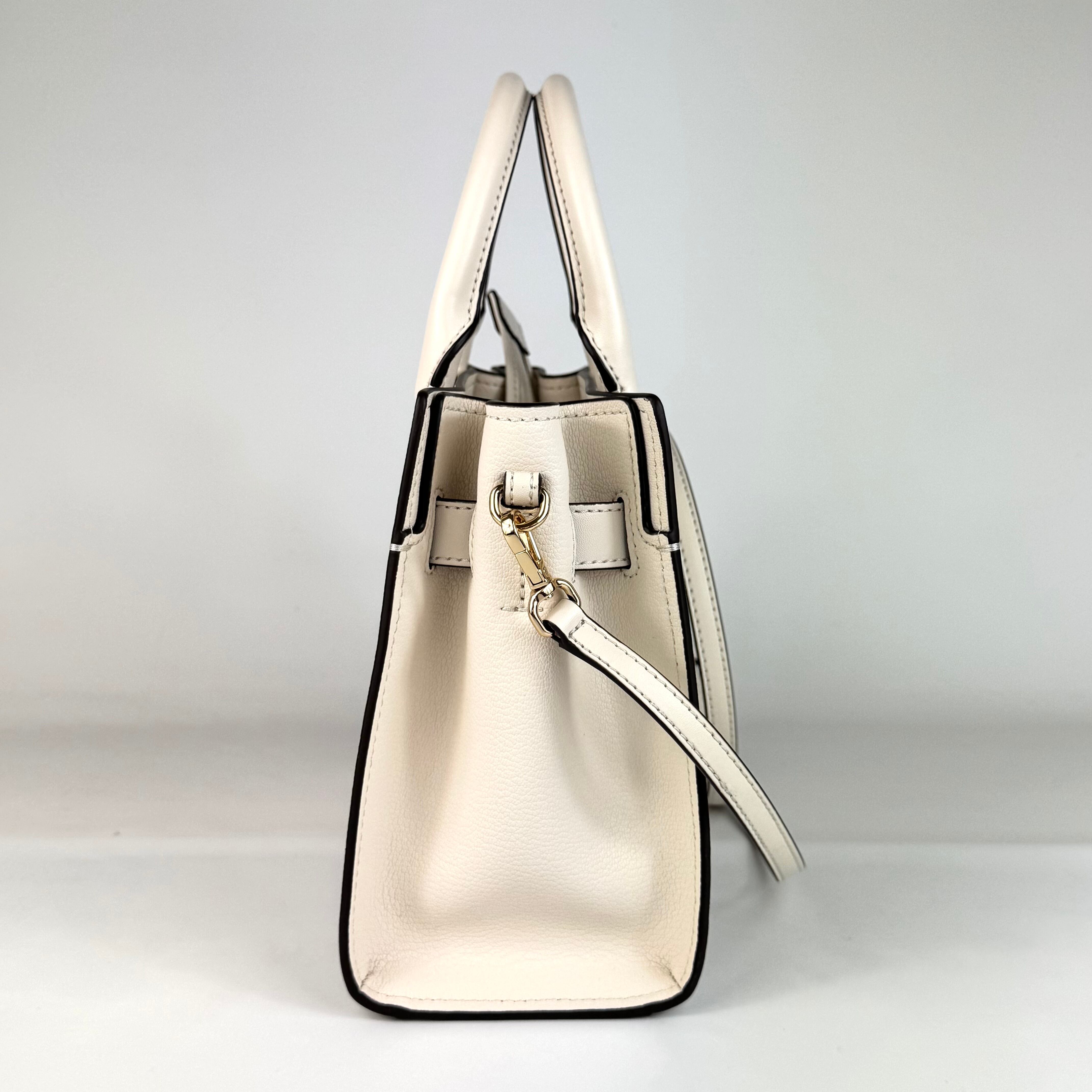 【ほぼ未使用】マイケルコース ハンドバッグ 2WAYバッグ レザー ホワイト