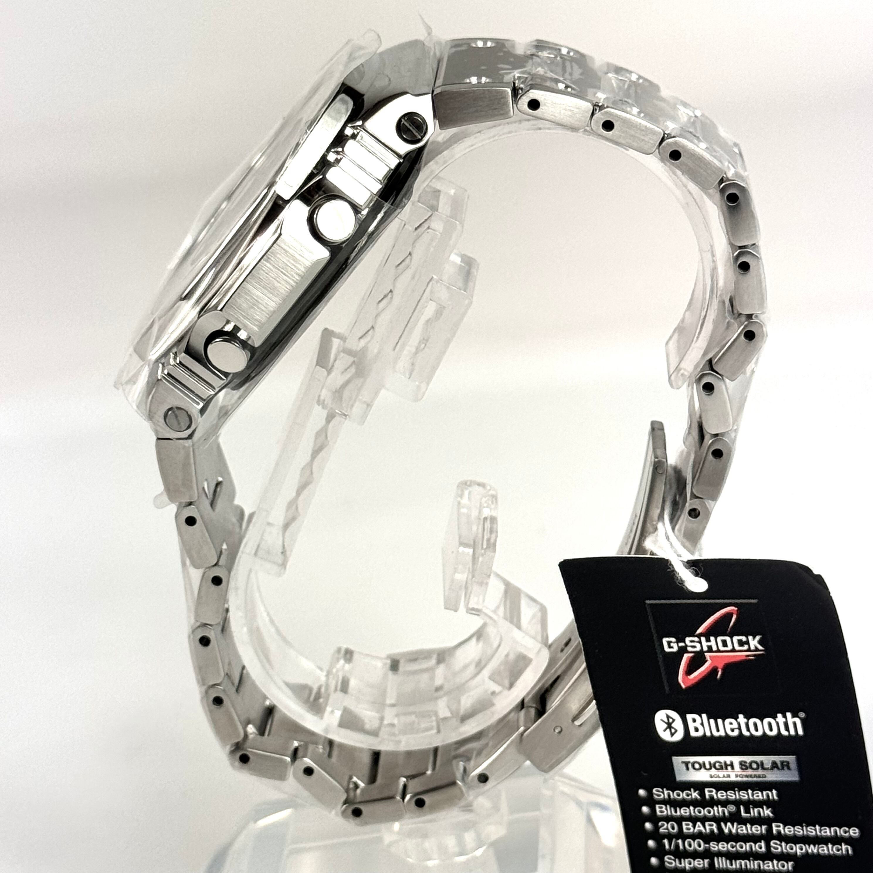 【未使用】カシオ G-SHOCK ジーショック GM-B2100BD-1AER 2100シリーズ フルメタル アナデジ ソーラー スマホリンク Bluetooth 黒