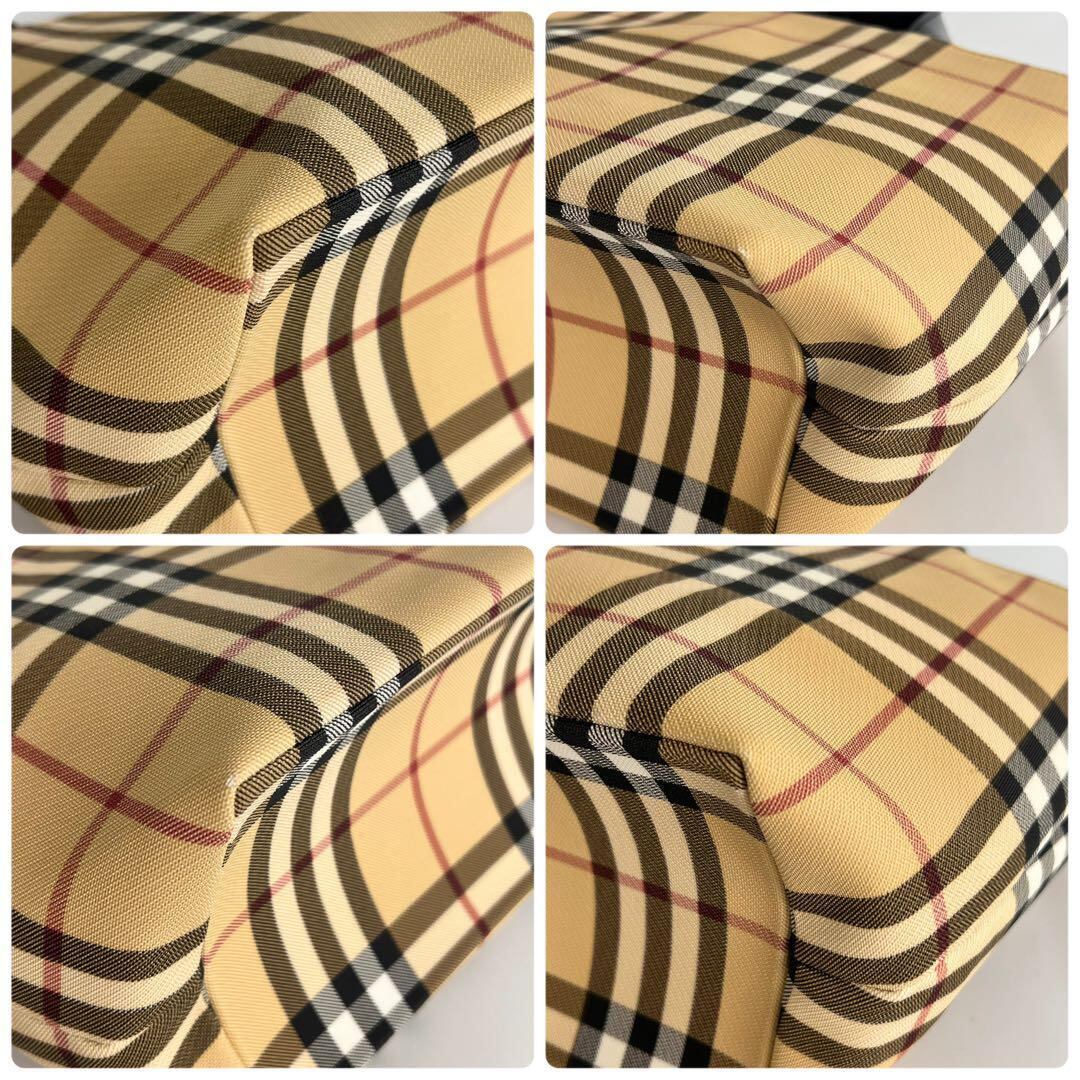 バーバリー Burberry ノバチェック トートバック PVC×レザー