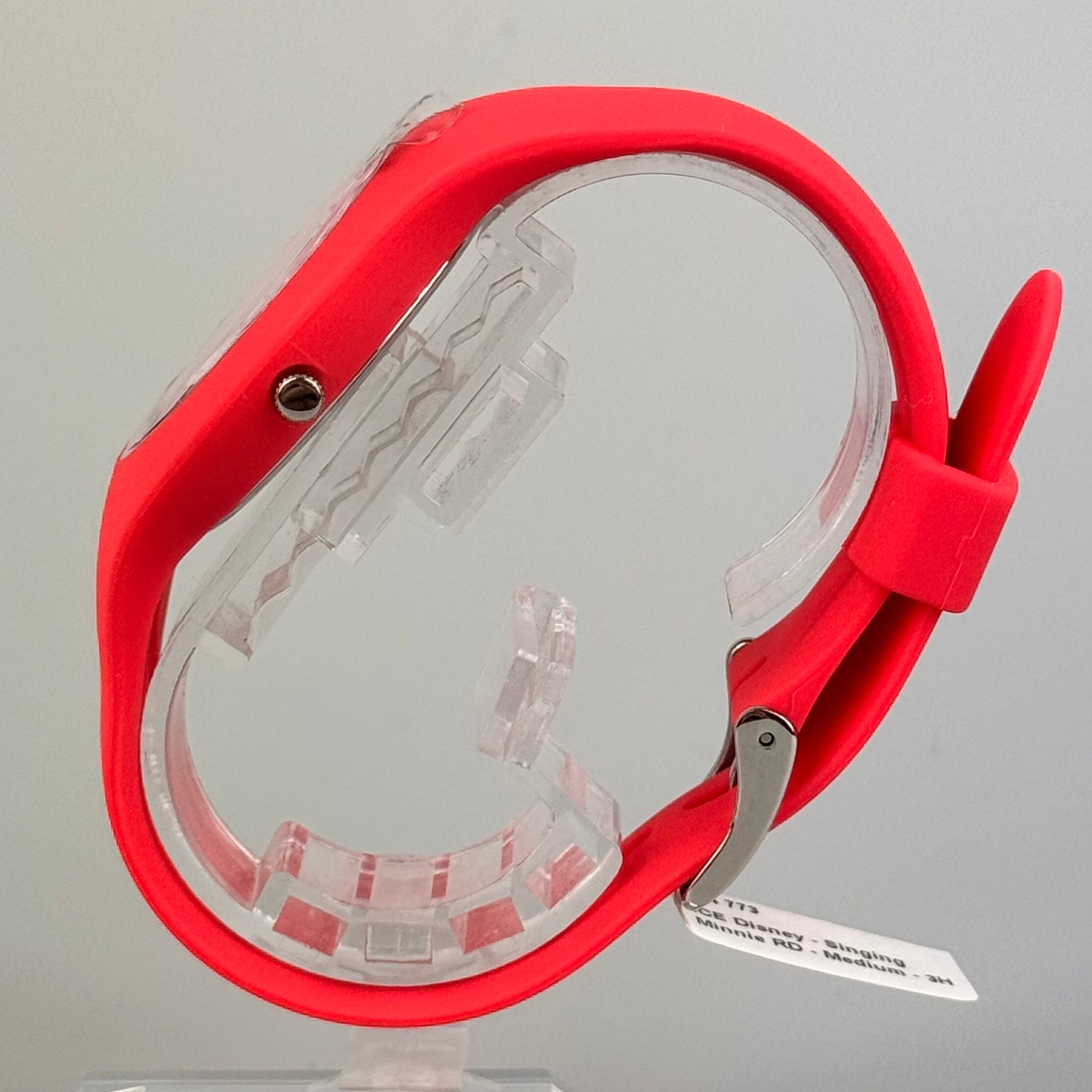 【未使用・電池交換済み】 アイスウォッチ ICE WATCH 014773 ディズニー ディズニーコレクション ミニーマウス クォーツ 赤 樹脂 メンズ レディース