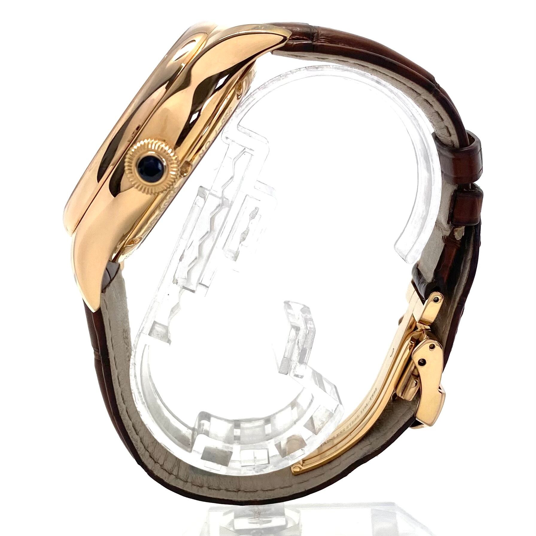 【希少】メモリジン ナビゲーター MO1001G J-866 トゥールビヨン 手巻き スケルトン アイボリー ゴールド パワーリザーブ 革ベルト