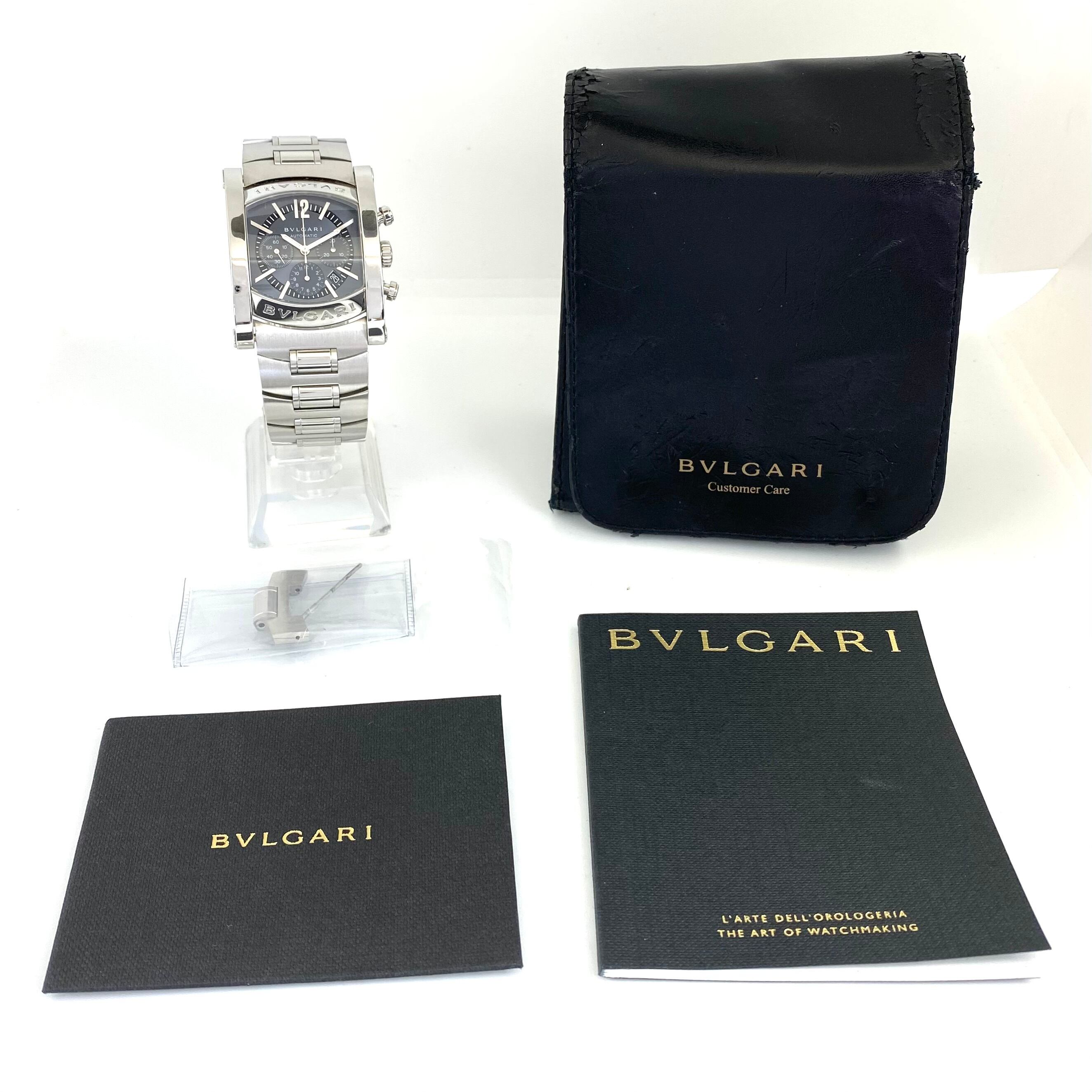 【希少】メンズ 腕時計 ブルガリ BVLGARI アショーマ AA44SCH