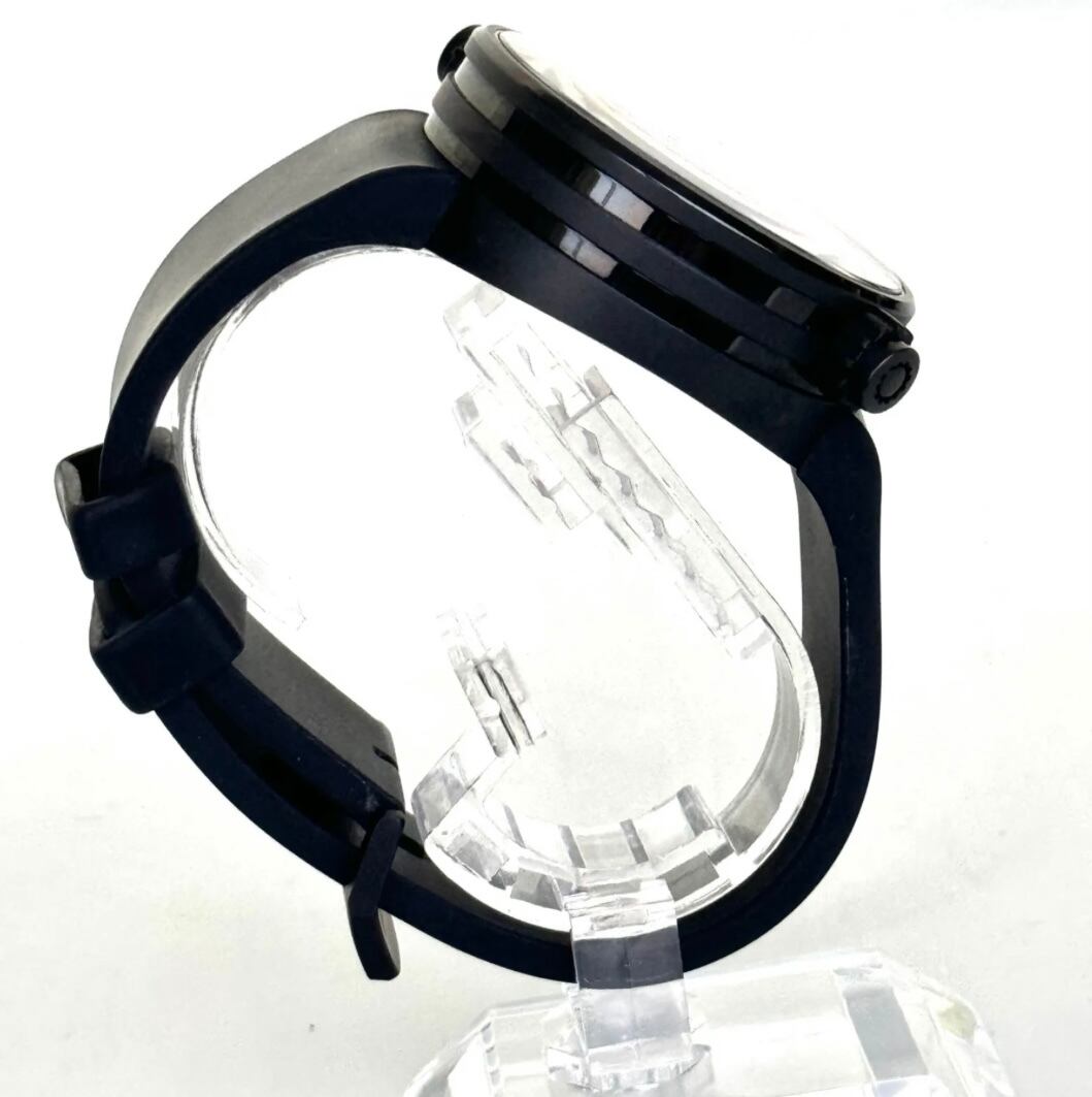 【希少】メカニケヴェローチ ドゥエヴァルヴォレ 世界250本限定 自動巻 2タイムゾーン オレンジ ラバー デイト表示