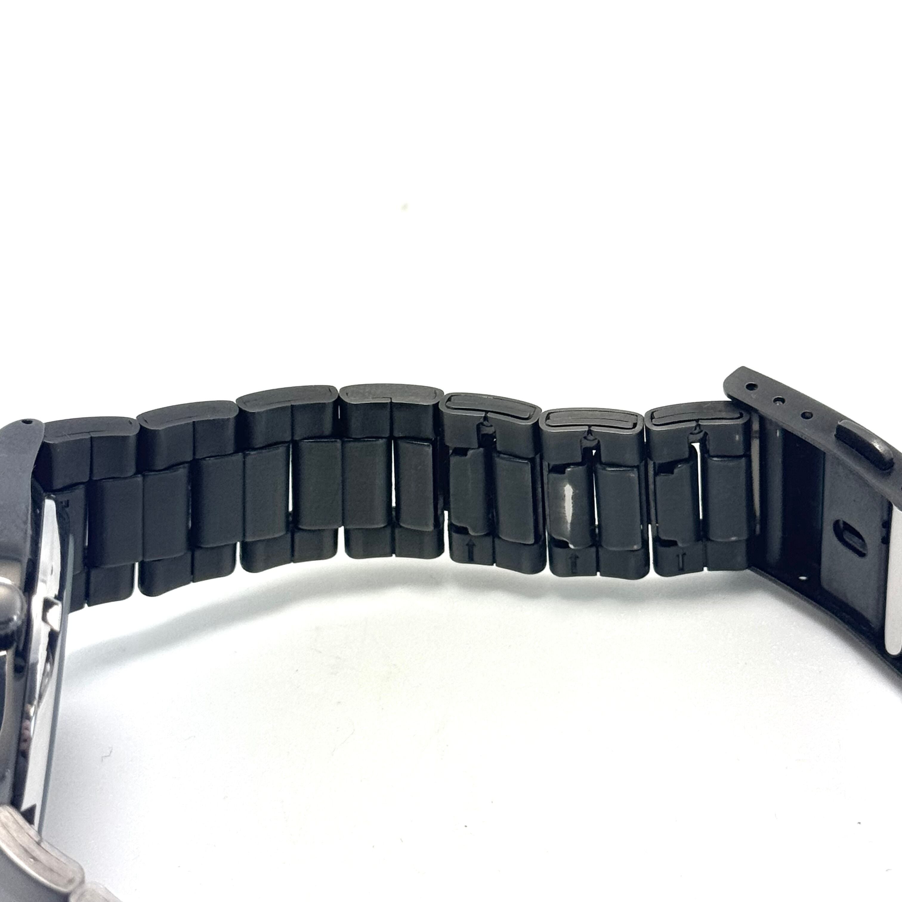 セイコー セイコーファイブ セイコー5 SNKE03K1 7S26-02T0 自動巻 黒 裏スケ デイデイト(スペイン語・英語) 海外モデル