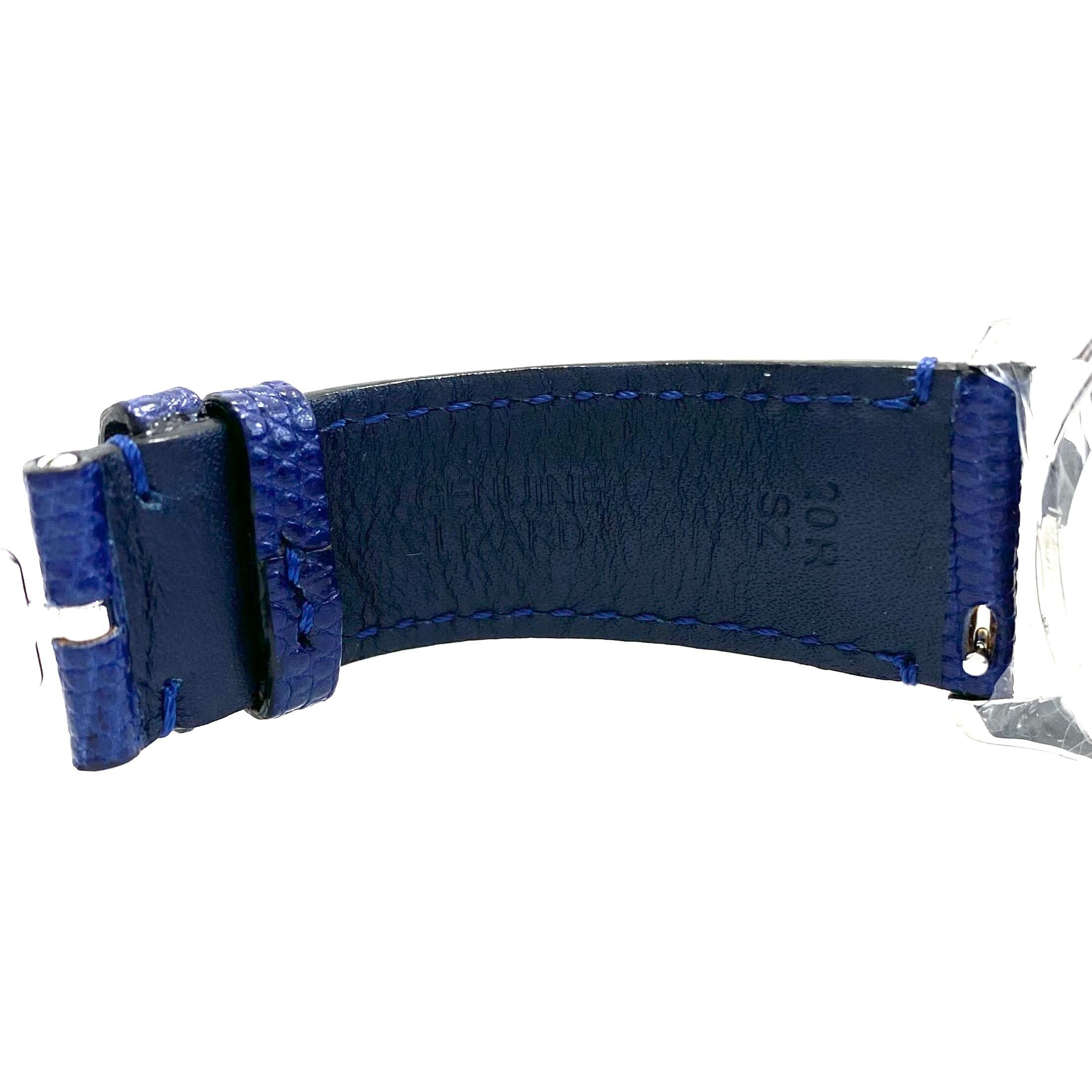 【未使用】腕時計 グッチ GUCCI Gタイムレス 126.4 YA1264122 ビー 蜂 モチーフ 自動巻 青 革ベルト メンズ レディース ユニセックス