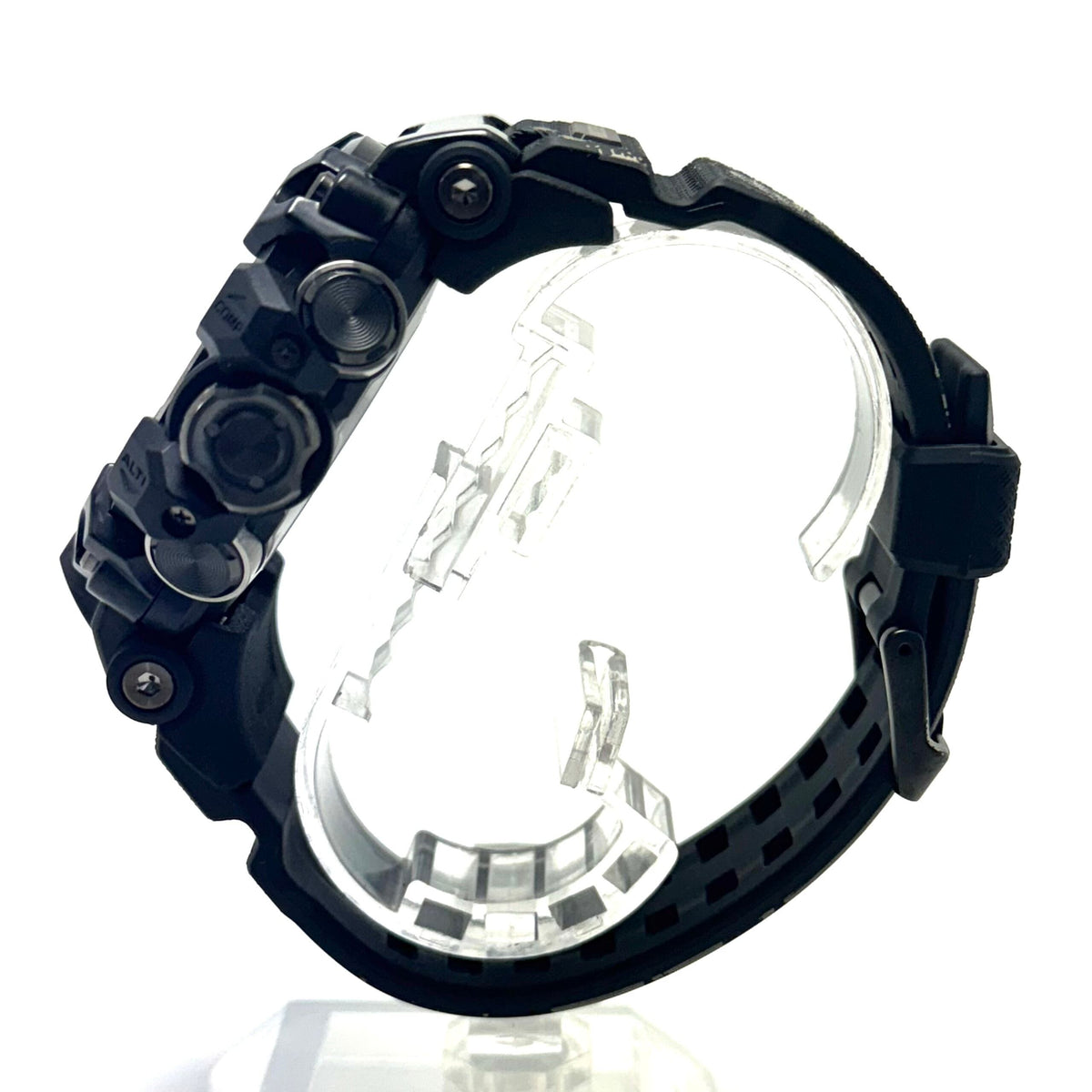 【美品・希少】カシオ CASIO G-SHOCK ジーショック MASTER OF G-LAND マッドマスター トヨタ ランドクルーザーコラボレーションモデル GWG-2000TLC-1AJR 電波ソーラー 黒 アナデジ 樹脂ベルト