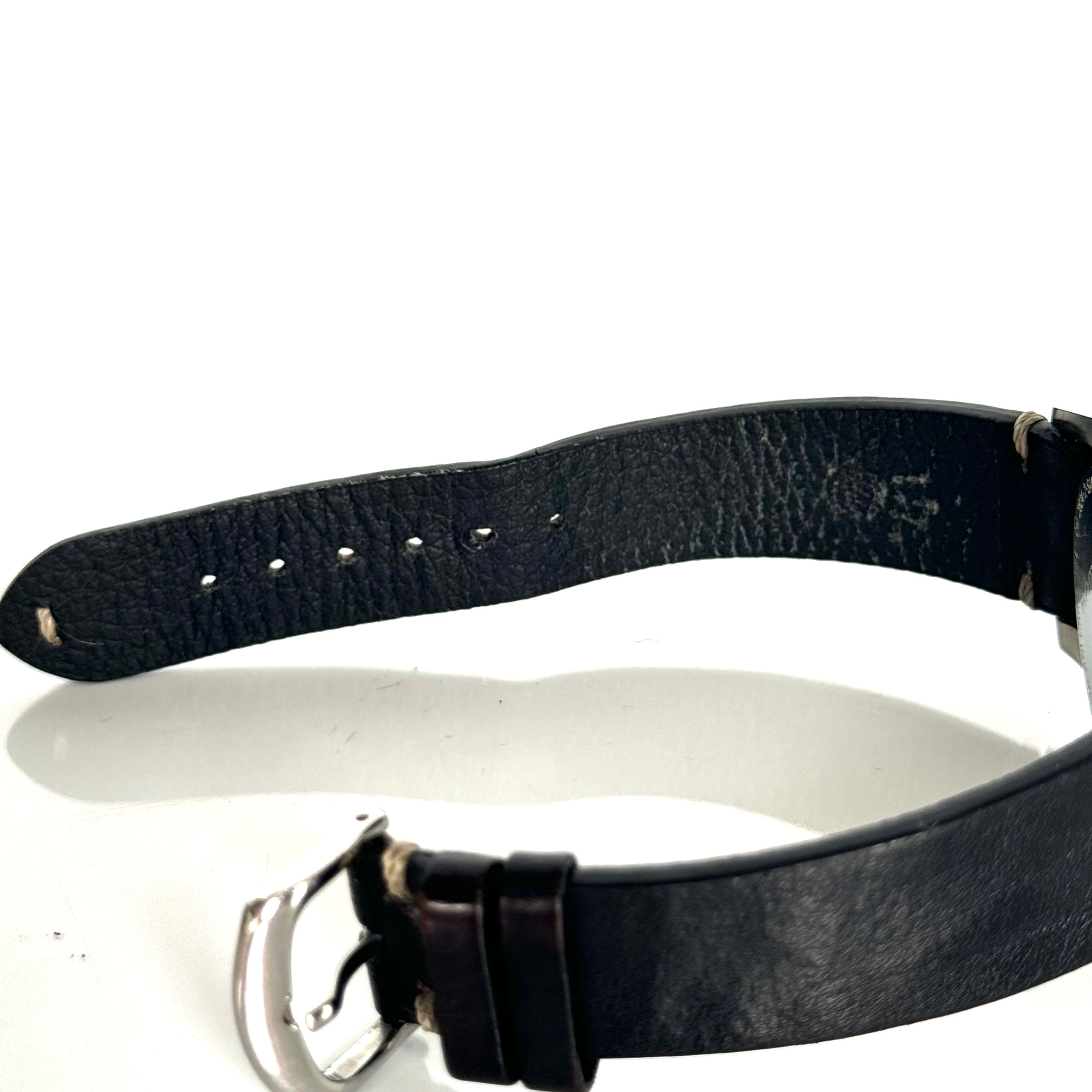 【希少】ハミルトン カーキフィールド H89415733 H894150 ナノユニバース別注 限定品 自動巻 黒 革ベルト デイト表示