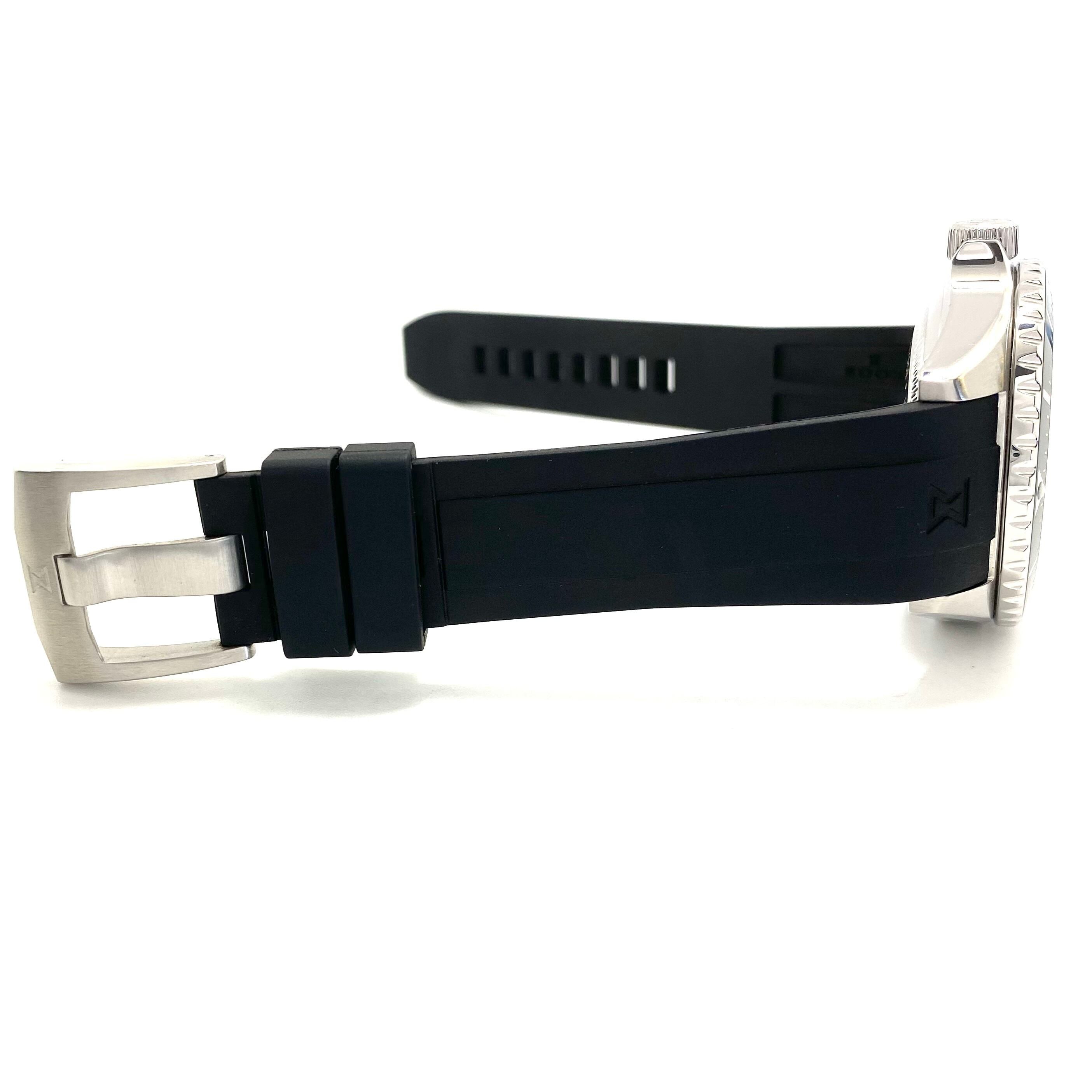 【美品】腕時計 メンズ エドックス スカイダイバー ネプチュニアン 80120-3NCA-ODN ダイバーズ 自動巻 オレンジ デイト表示 樹脂ベルト セラミック 1000m防水