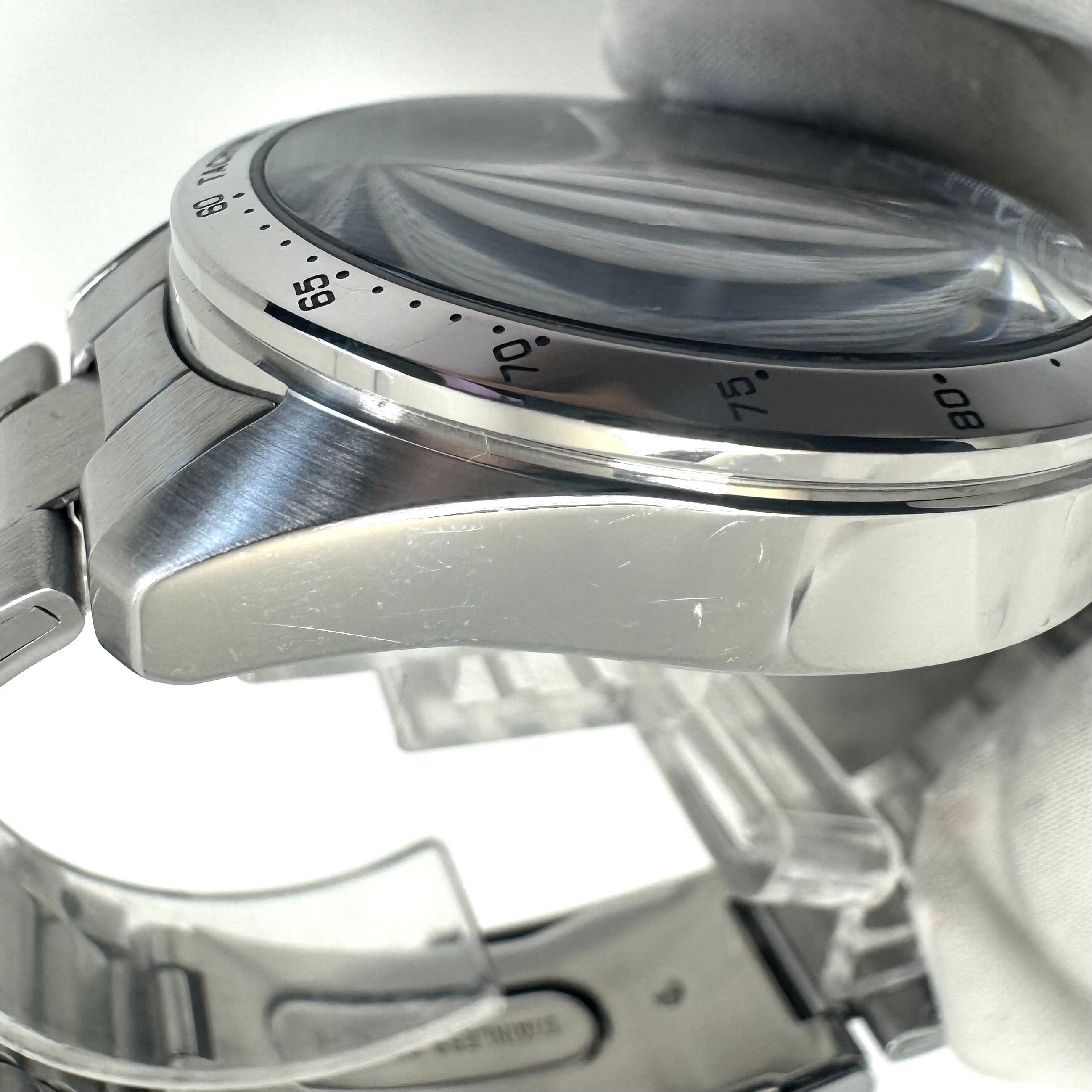 【希少】腕時計 メンズ セイコー SEIKO 8T63-0100 500系こだまウォッチ 500系新幹線 25周年記念モデル 5000本限定 クォーツ 青 クロノグラフ デイト表示 10気圧防水