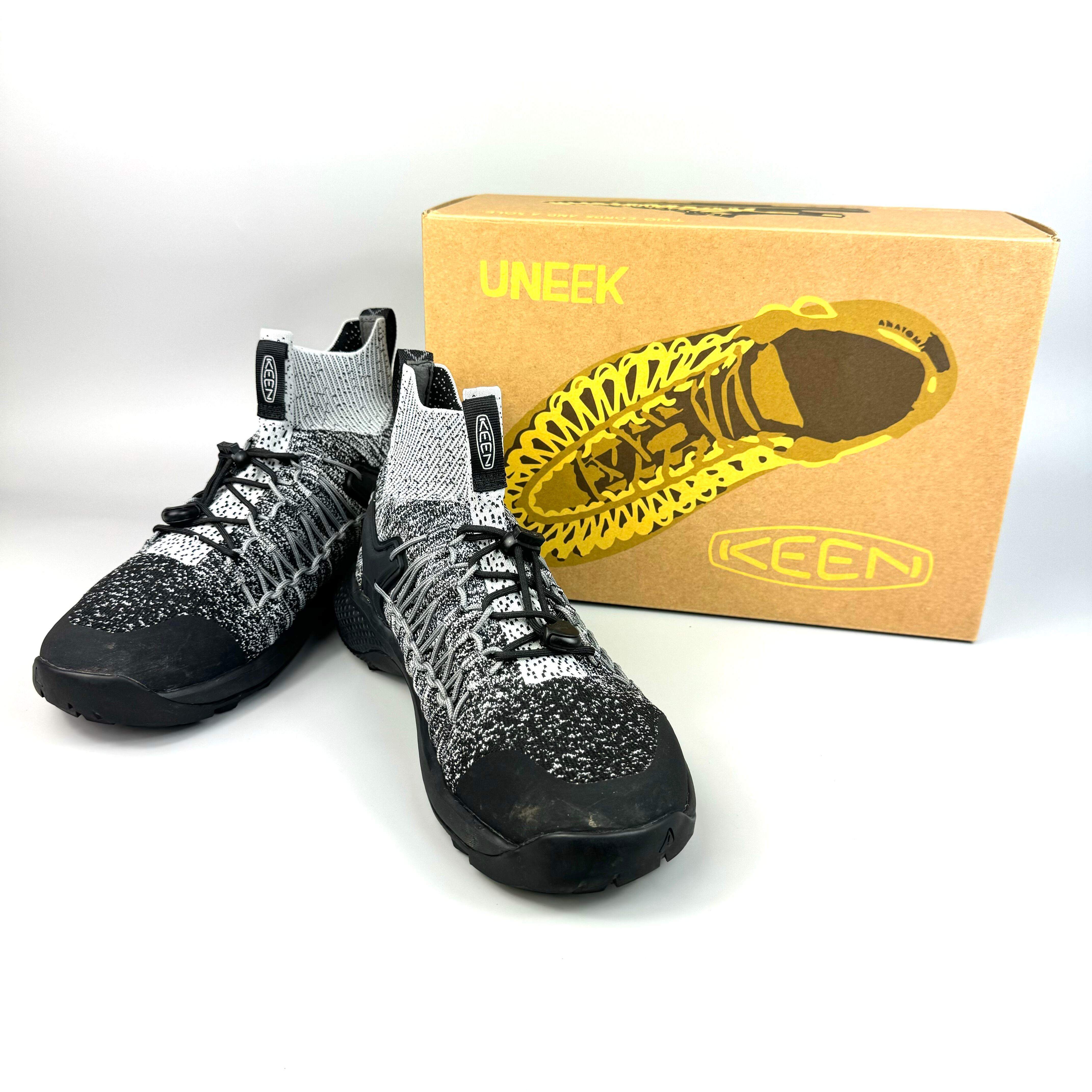 キーン 限定モデル エクスプロールユニークミッド スニーカー グレー25.5cm