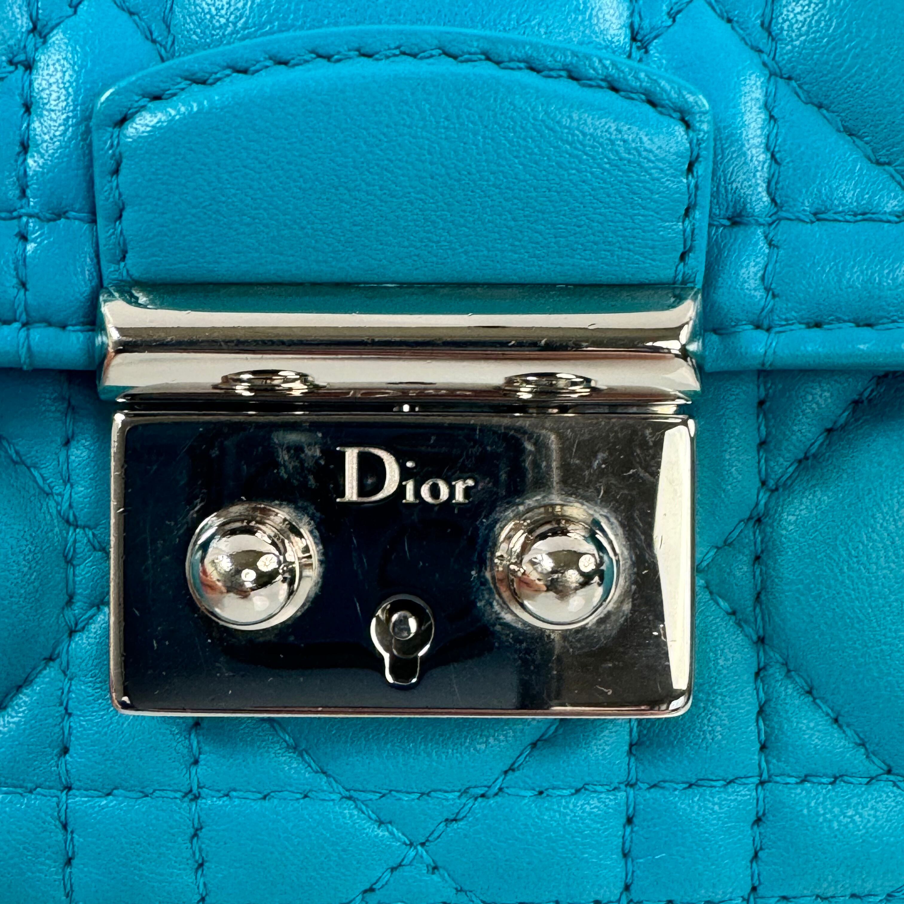 【希少】クリスチャンディオール ミスディオール カナージュ チェーン ブルー