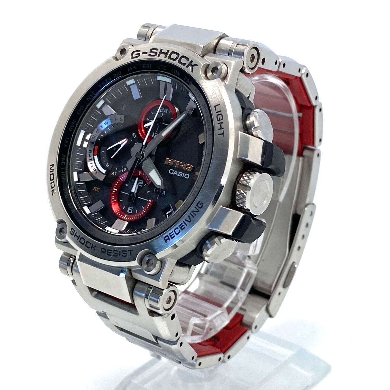 カシオ CASIO ジーショック G-SHOCK MT-G MTG-B1000D-1AJF 電波ソーラー Bluetooth 黒 デイト表示