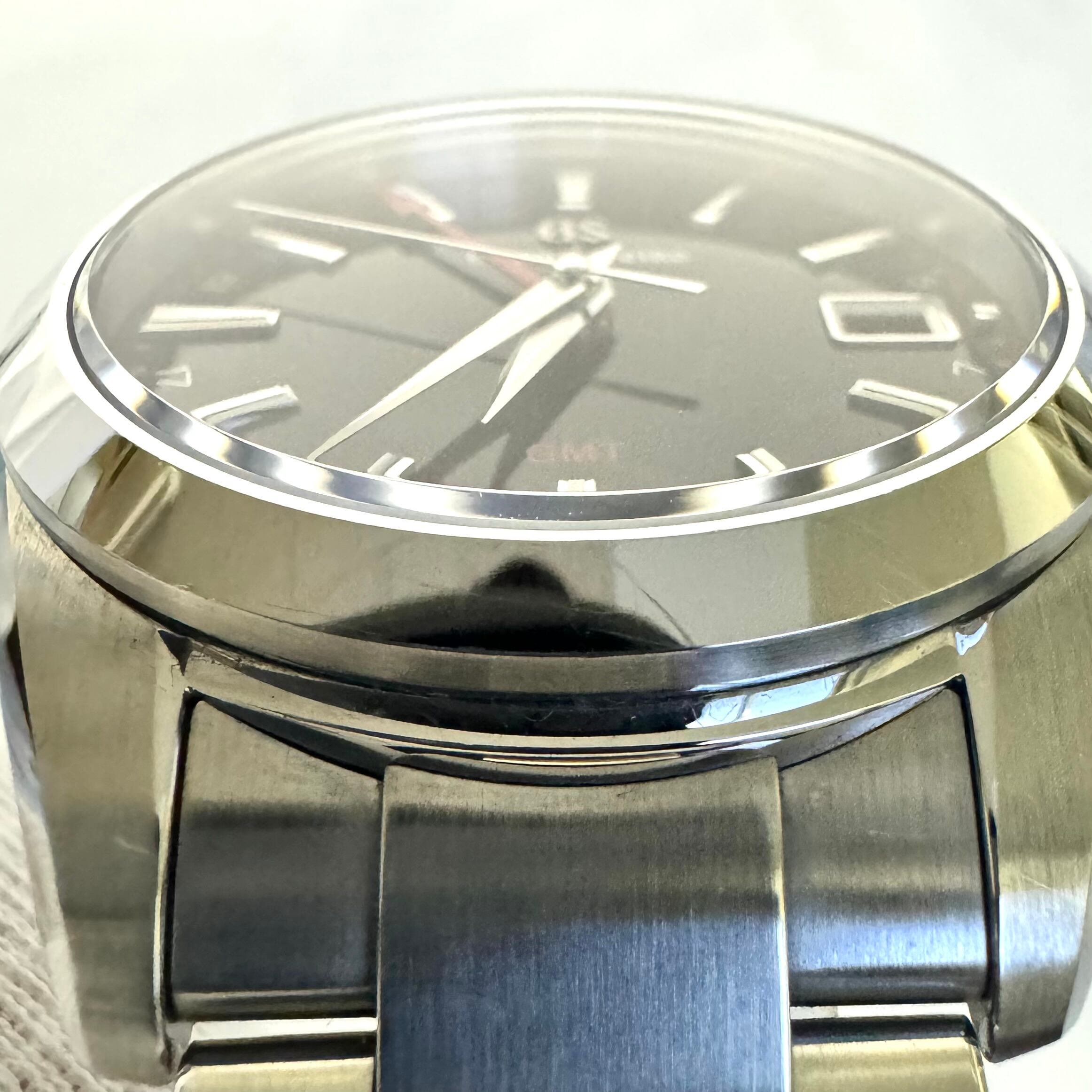 【美品】グランドセイコー ヘリテージコレクション GMT SBGN013 9F86-0AF0 クォーツ デイト表示 黒