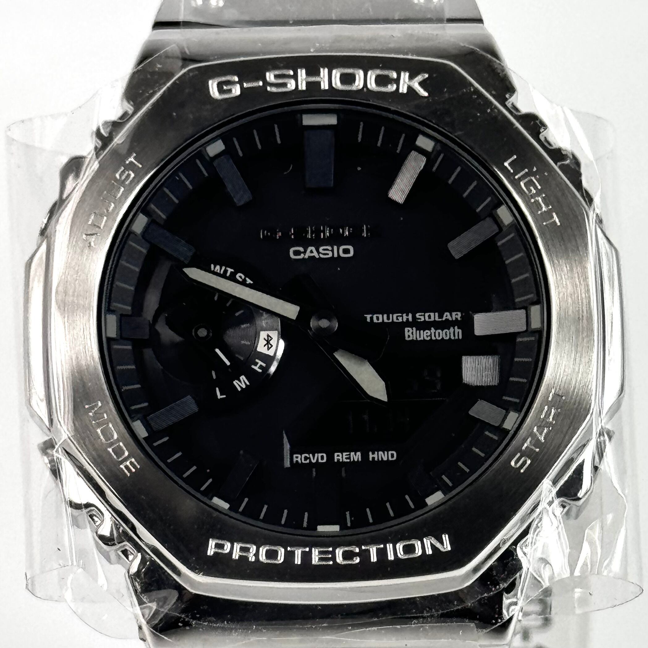 【未使用】カシオ G-SHOCK ジーショック GM-B2100BD-1AER 2100シリーズ フルメタル アナデジ ソーラー スマホリンク Bluetooth 黒