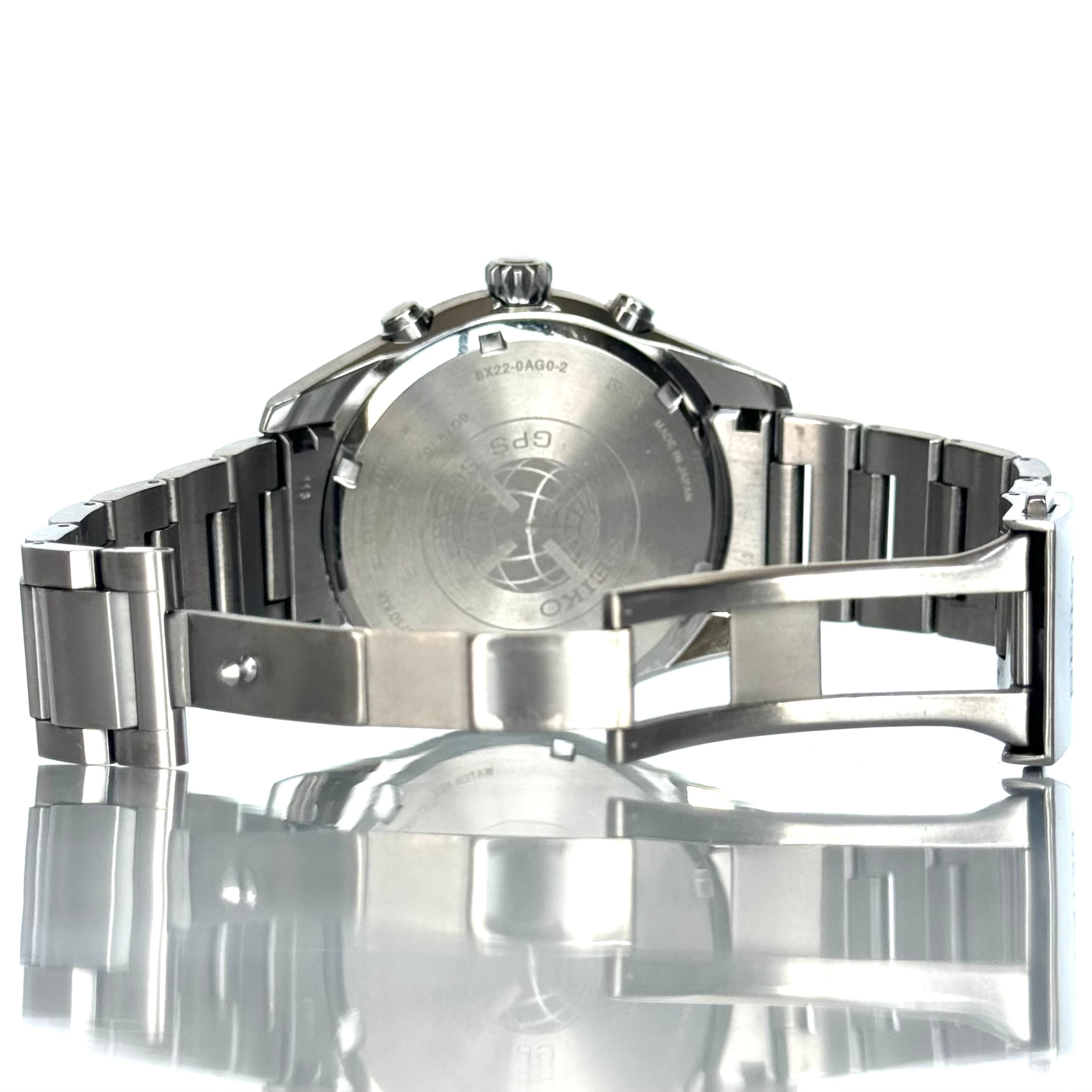 セイコー アストロン SBXB085 8X22-0AG0-2 電波ソーラー GPS 黒 セラミック チタン