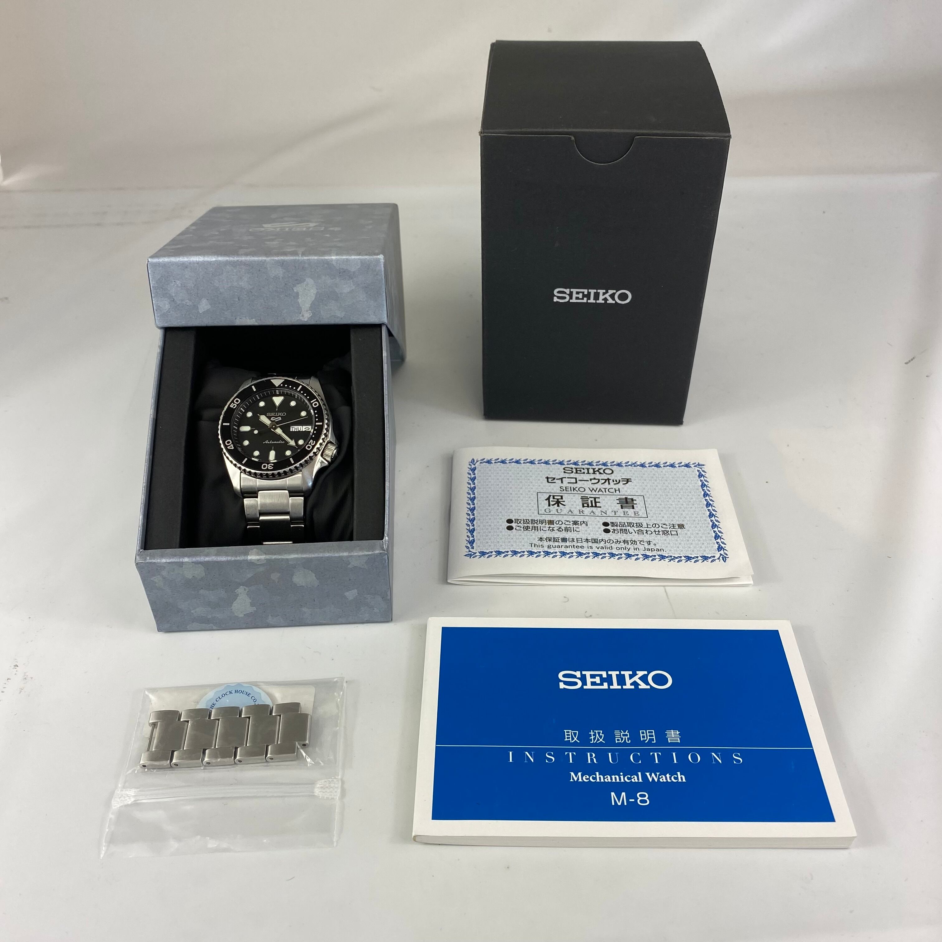 腕時計 メンズ セイコー 5スポーツ SBSA225 4R36-14B0 自動巻 黒 デイデイト表示(日本語・英語) 裏スケ 10気圧防水