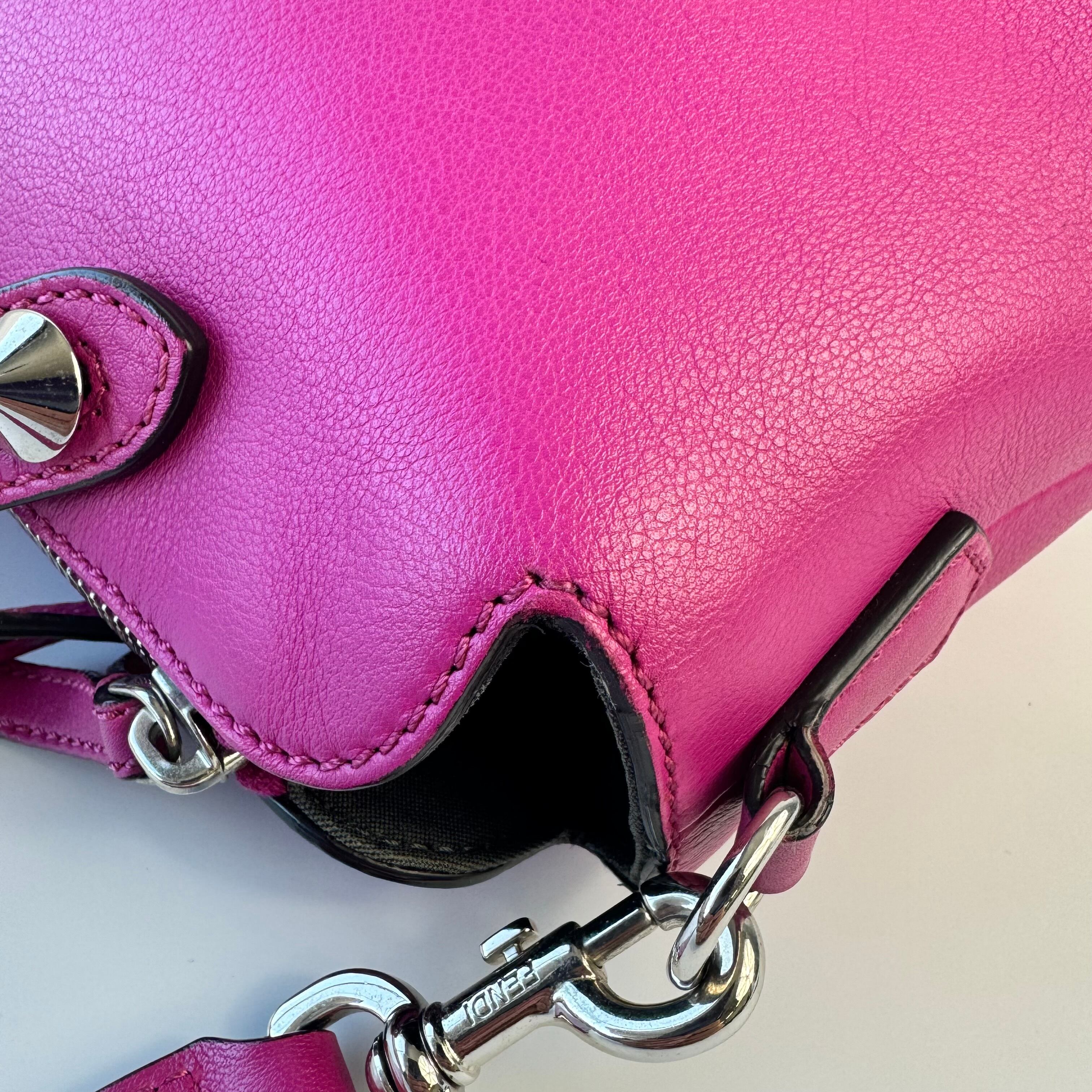 【美品】フェンディ バイザウェイ ハンドバッグ ミディアム 2WAY パープル