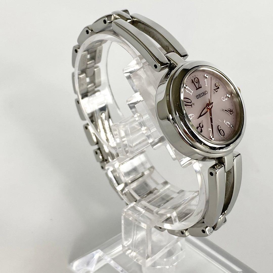 セイコー SEIKO ティセ 電波ソーラー ピンク