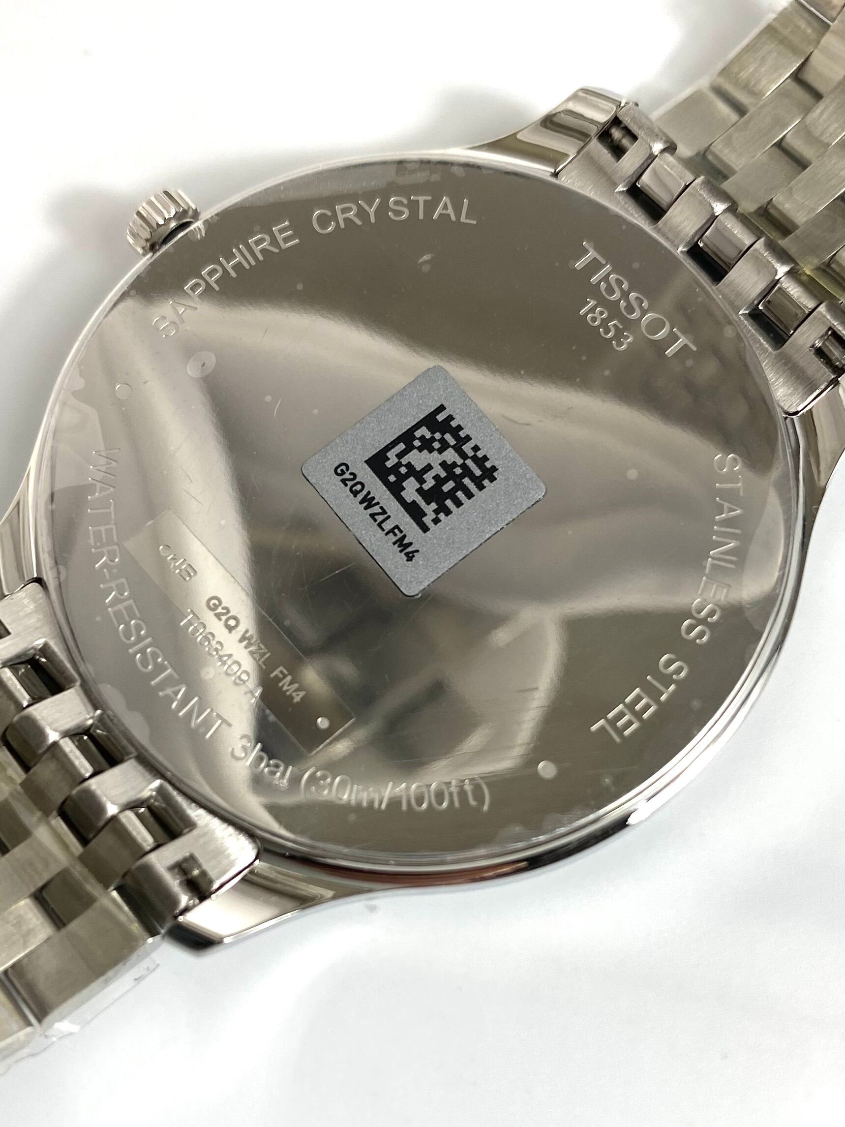 ティソ TISSOT クラシック トラディション 5.5 T063409A クォーツ 白 2針