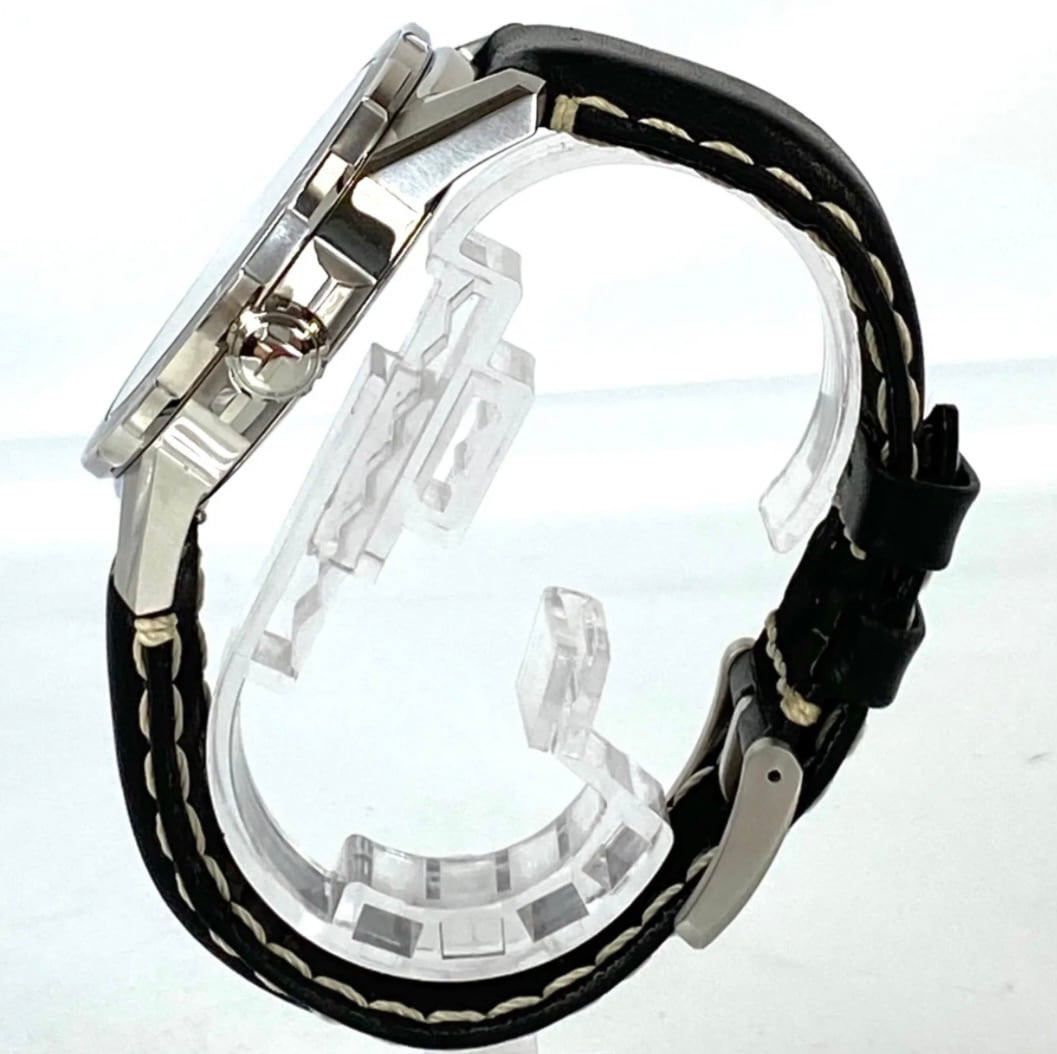 【美品】ティソ TISSOT スーパースポーツ T125610A クォーツ デイト表示 ネイビー 革ベルト