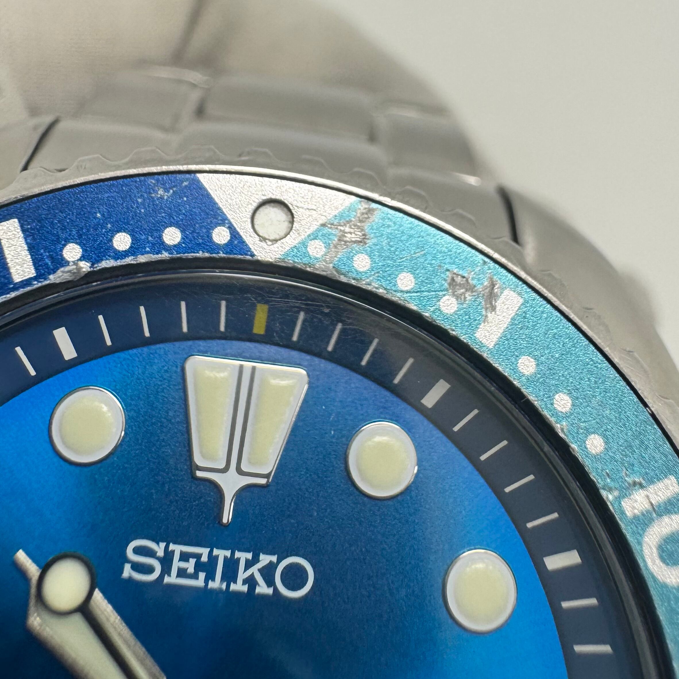 【希少】腕時計 メンズ セイコー SEIKO プロスペックス タートル ブルーラグーン SRB11K1 4R36-06A0 6000本限定 海外モデル 自動巻 青 デイデイト表示 200m防水