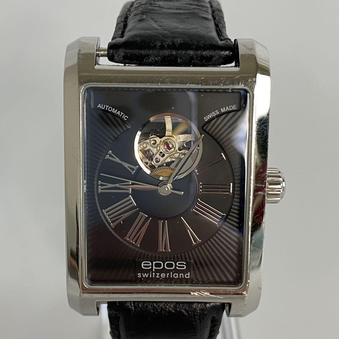 【希少】エポス レクタンギュラー ハートビート 自動巻 セミスケルトン