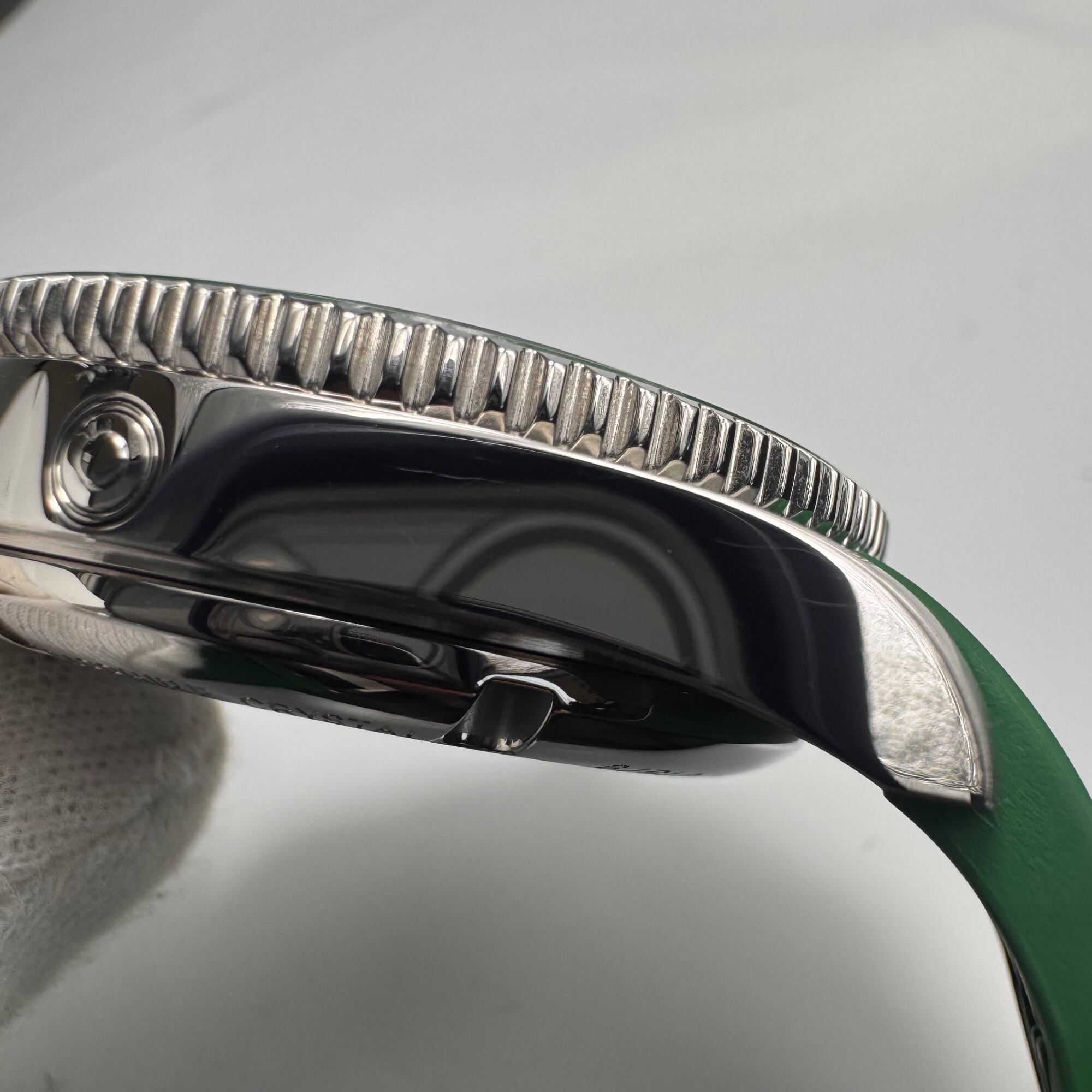 【美品】エポス EPOS スポーティブ ダイバー SPORTIVE Diver 3054GR 自動巻 緑 デイト表示 樹脂ベルト