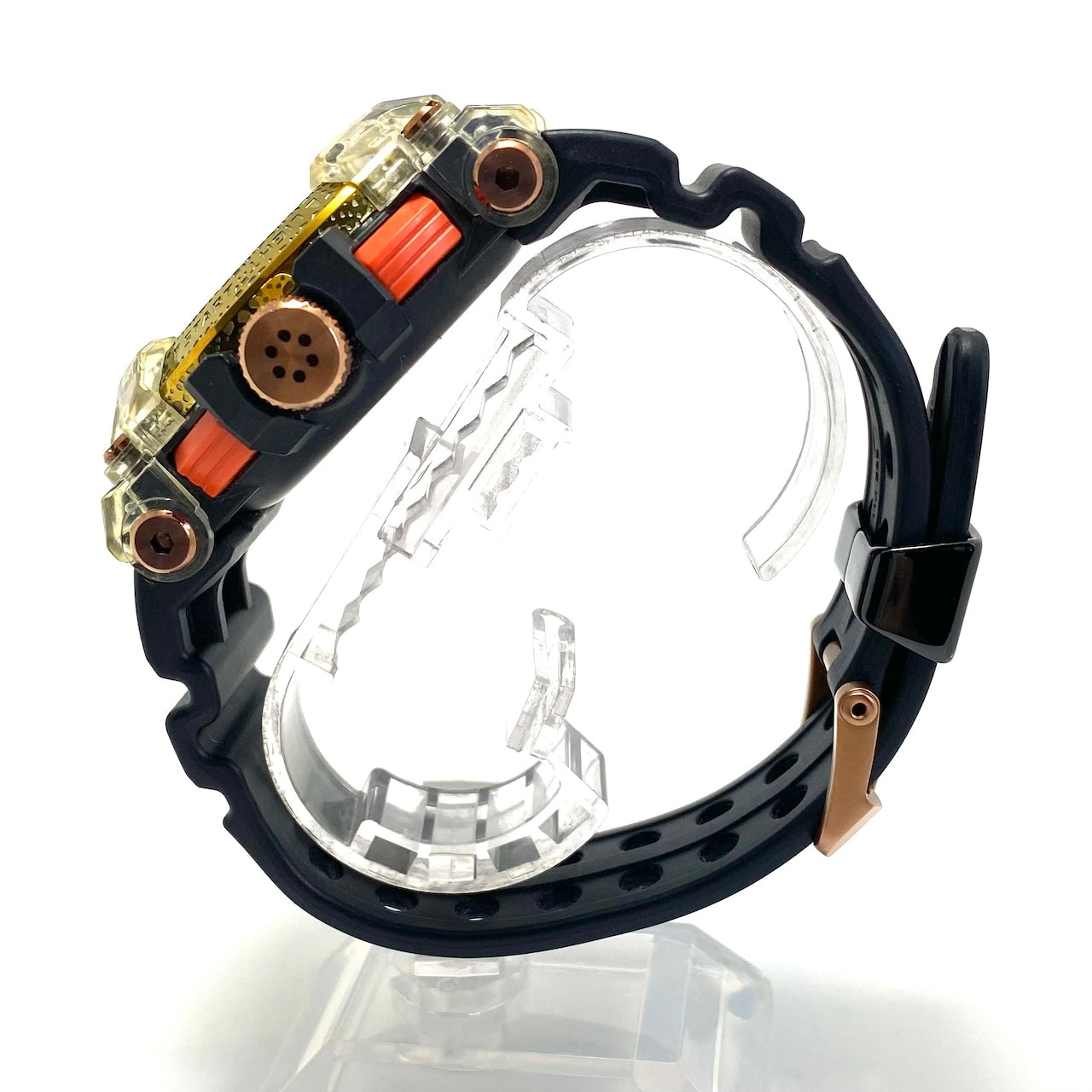 【希少品】腕時計 メンズ カシオ ジーショック G-SHOCK フロッグマン ボルネオ・レインボー・トード 虹蛙 GWF-A1000BRT-1AJR 世界限定2,000本 電波ソーラー 黒 デイト表示 スマホリンク 200m潜水用防水 カーボン 樹脂ベルト