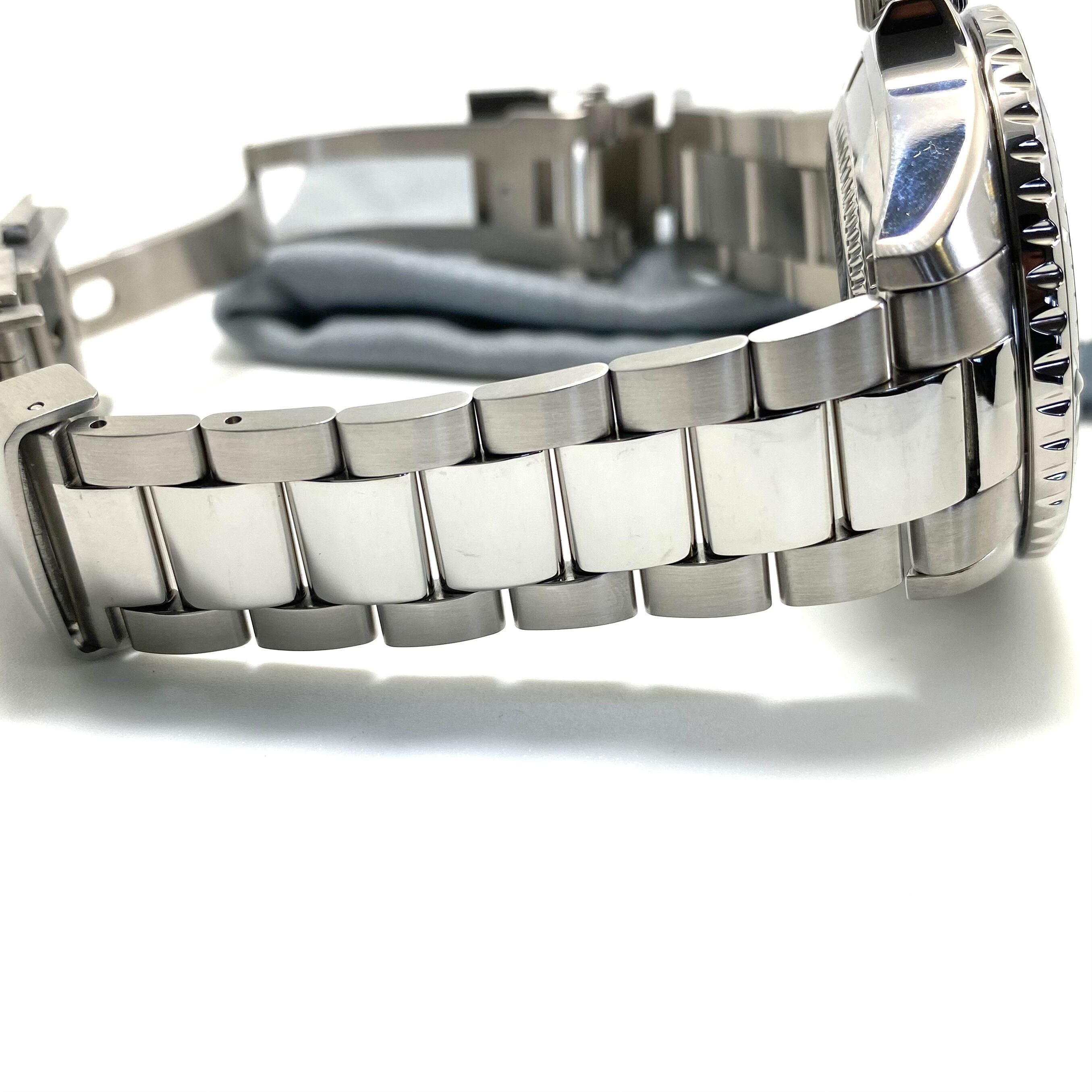 【美品】エドックス EDOX スカイダイバー ネプチュニアン 80120-3NM-VDN ダイバーズ 自動巻 グリーン デイト表示 セラミック