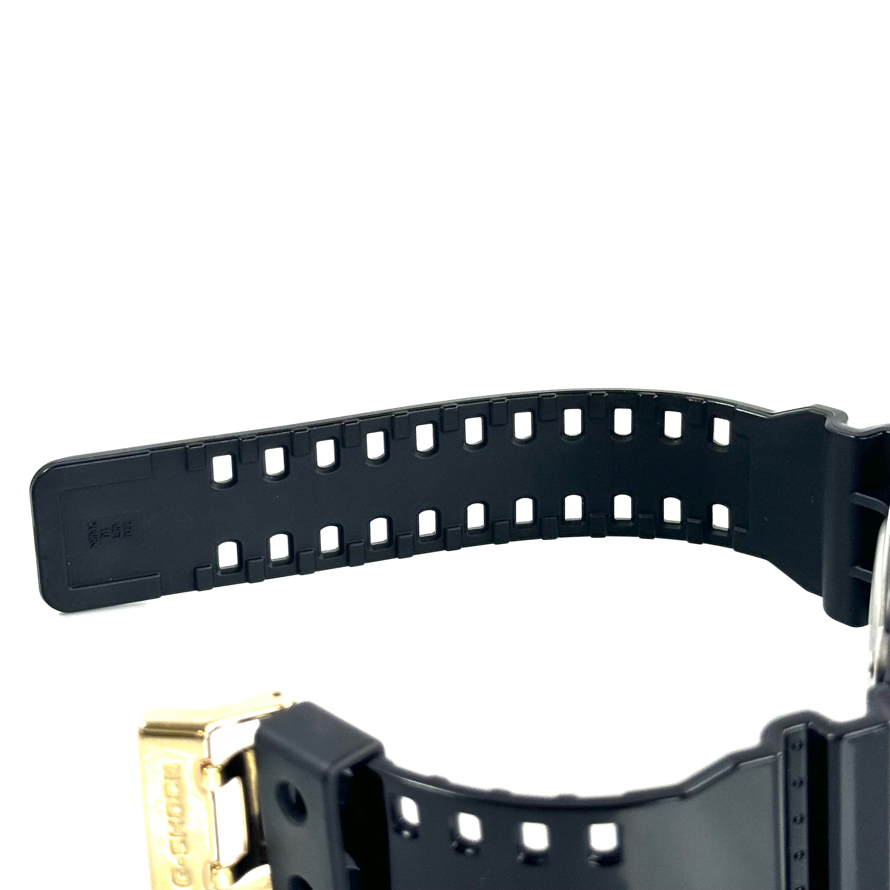 【美品】カシオ G-SHOCK ジーショック GD-100GB-1JF クォーツ デジタル ブラックゴールド 樹脂