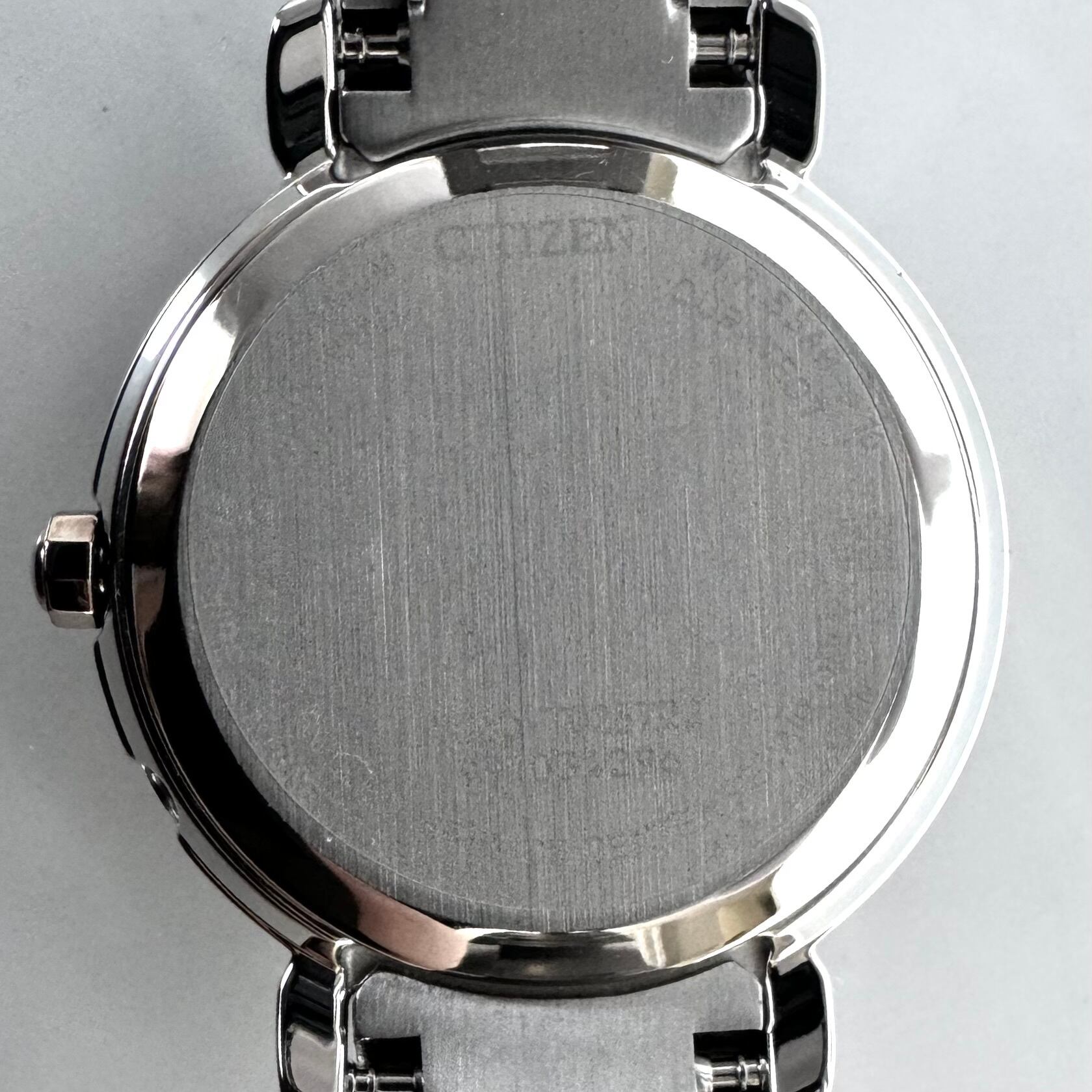 【美品】シチズン クロスシー hikari collection ES9445?57W H060-T025722 電波ソーラー チタン サクラピンク レディース ローマ数字 デイト表示