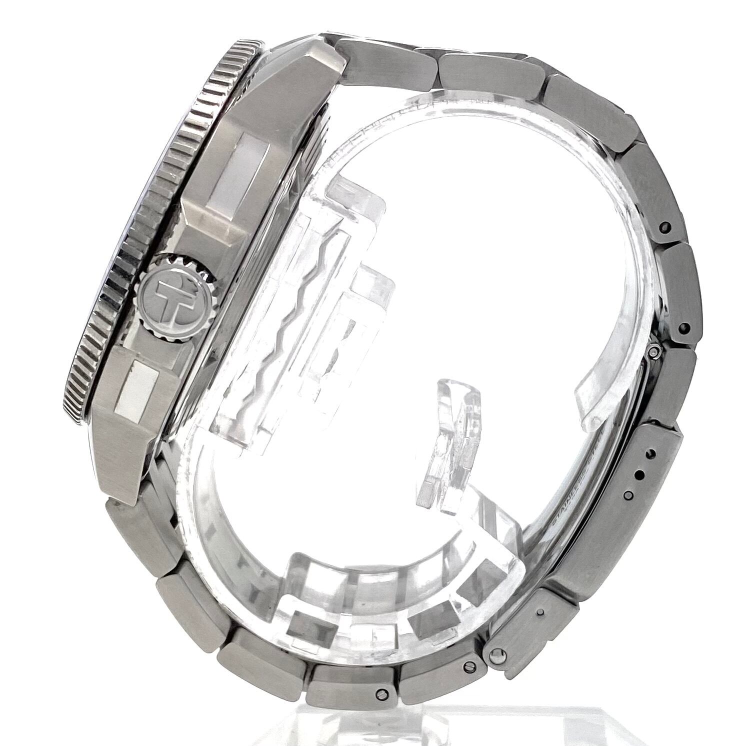 【美品・動作良好】ティソ TISSOT シースター1000 パワーマティック80 T120407A 自動巻 青 デイト表示 裏スケ 30気圧防水 中古 腕時計 メンズ