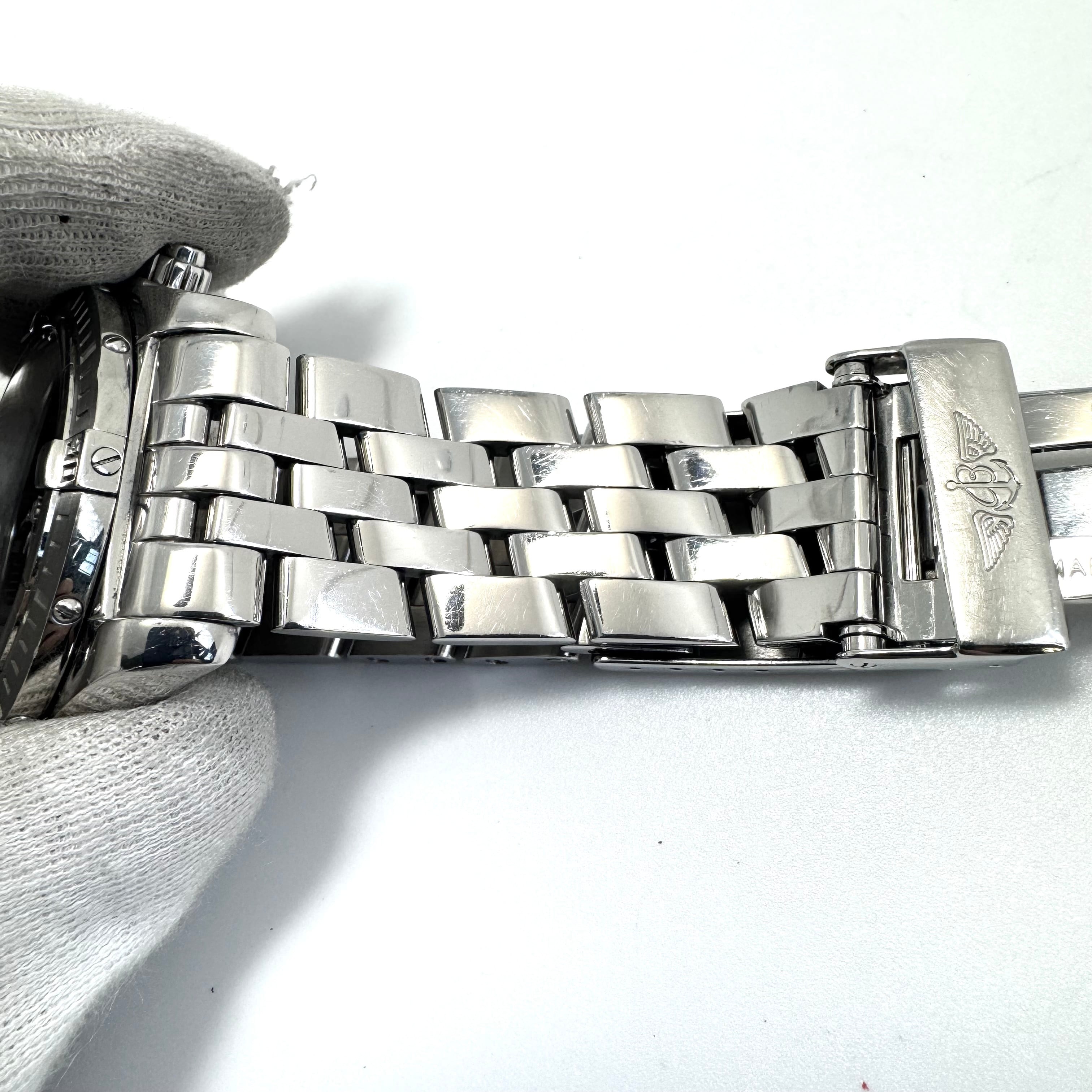 【希少】ブライトリング BREITLING クロノマットエボリューション A13356 自動巻 デイト表示 クロノグラフ 黒