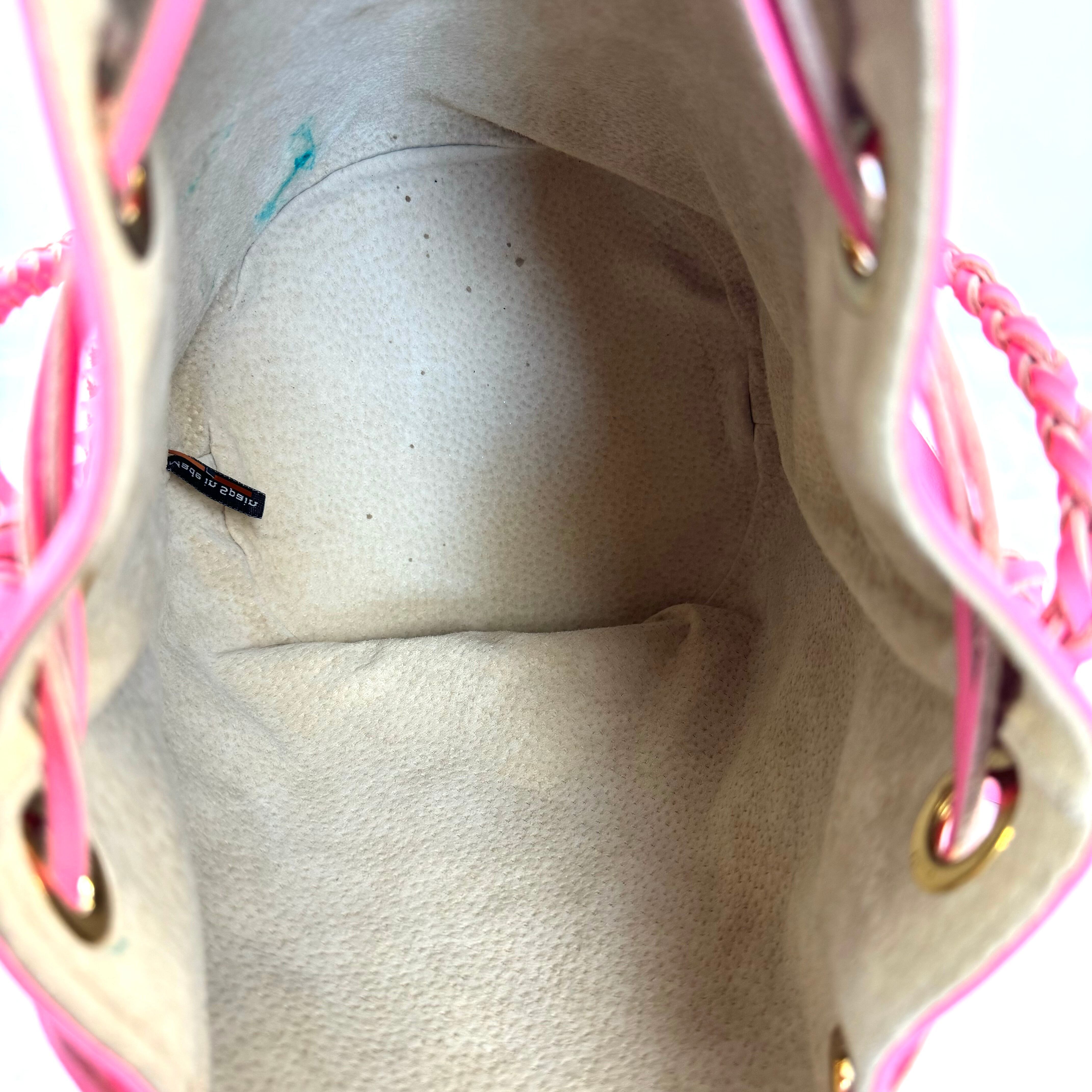 J&M DAVIDSON カーニバル L ショルダーバッグ フリンジ ピンク