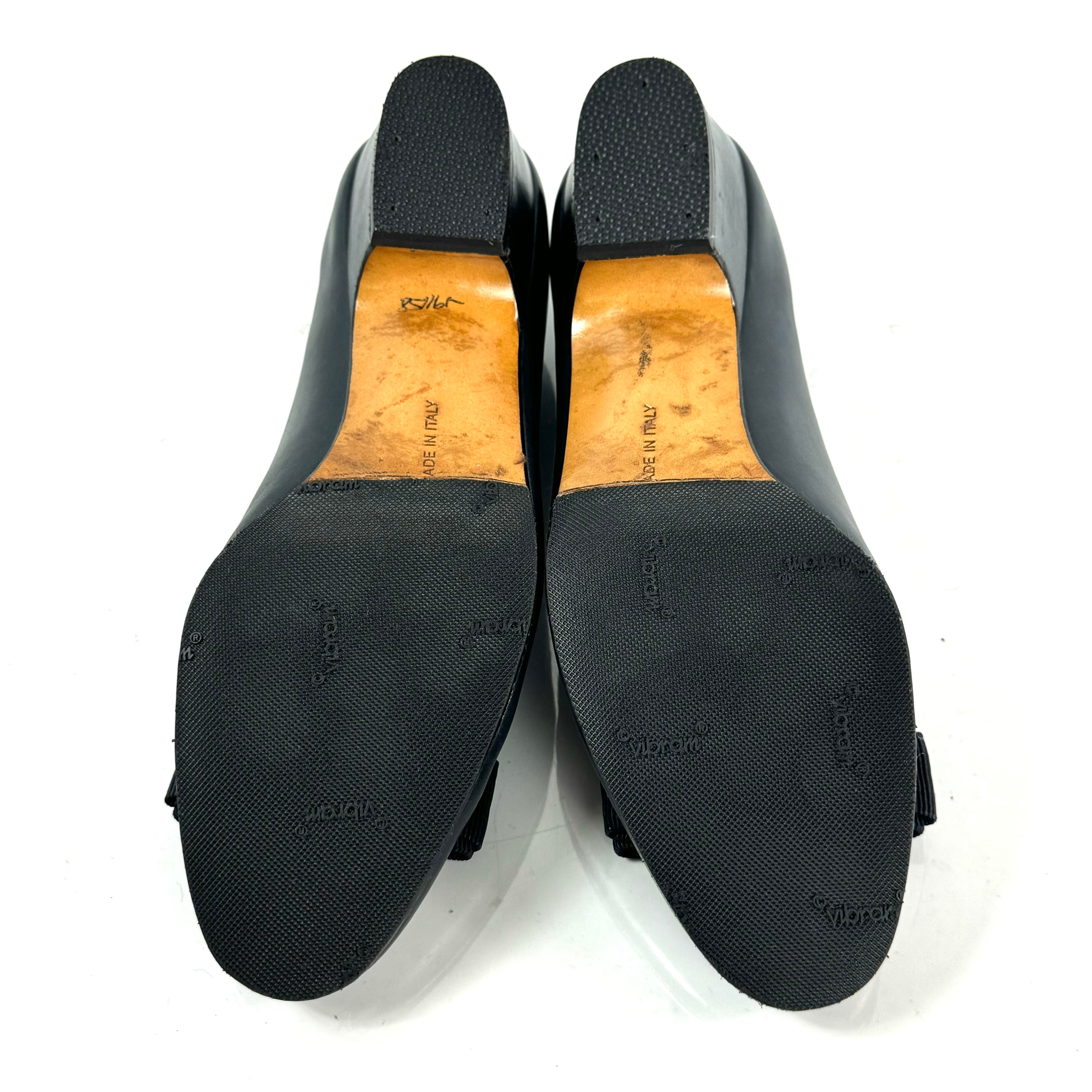 サルヴァトーレフェラガモ パンプス ヴァラリボン カーフレザー 5 1/2 B 23cm 黒