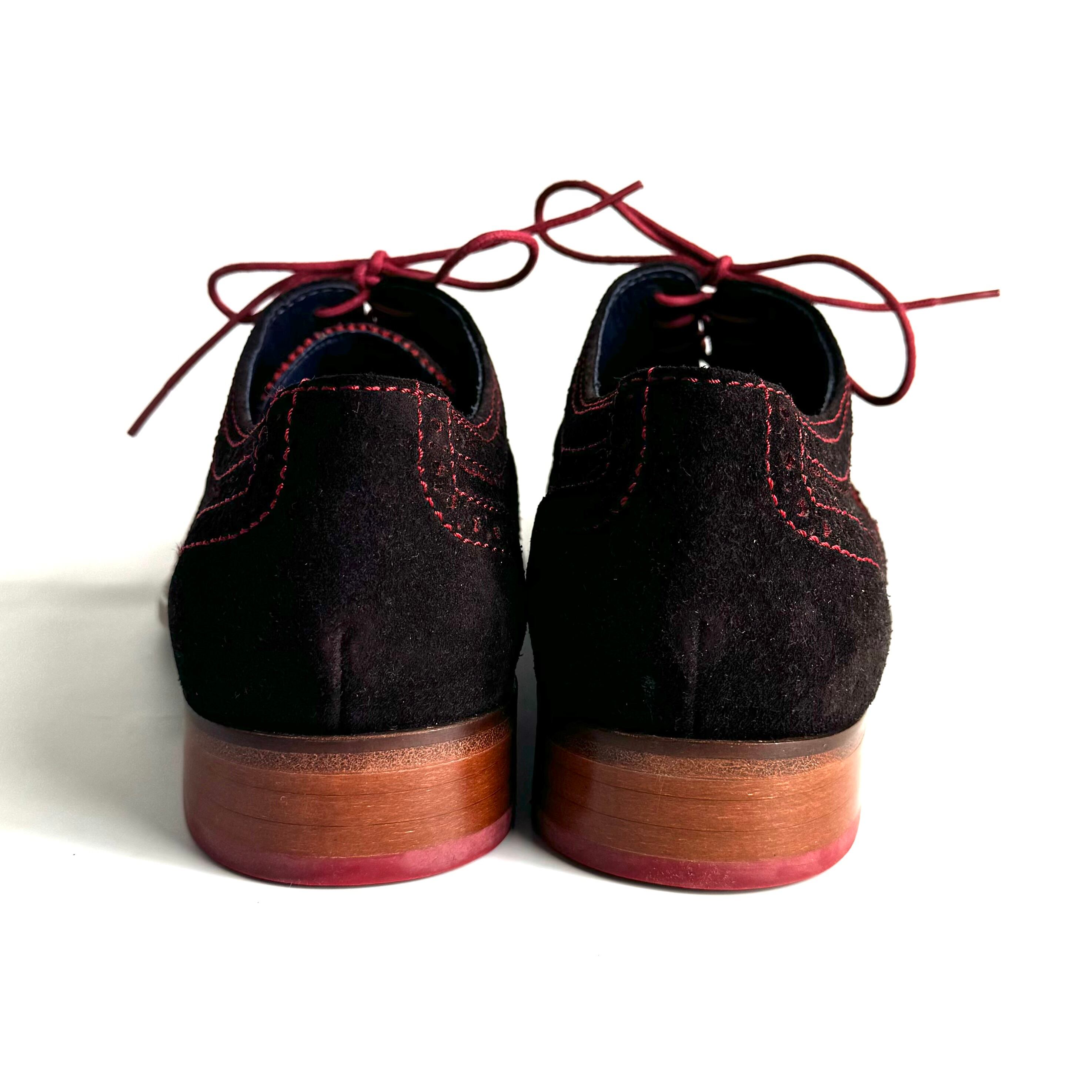 【ほぼ未使用】コールハーン ナイキエアー ウィングチップ スエード ブラウン