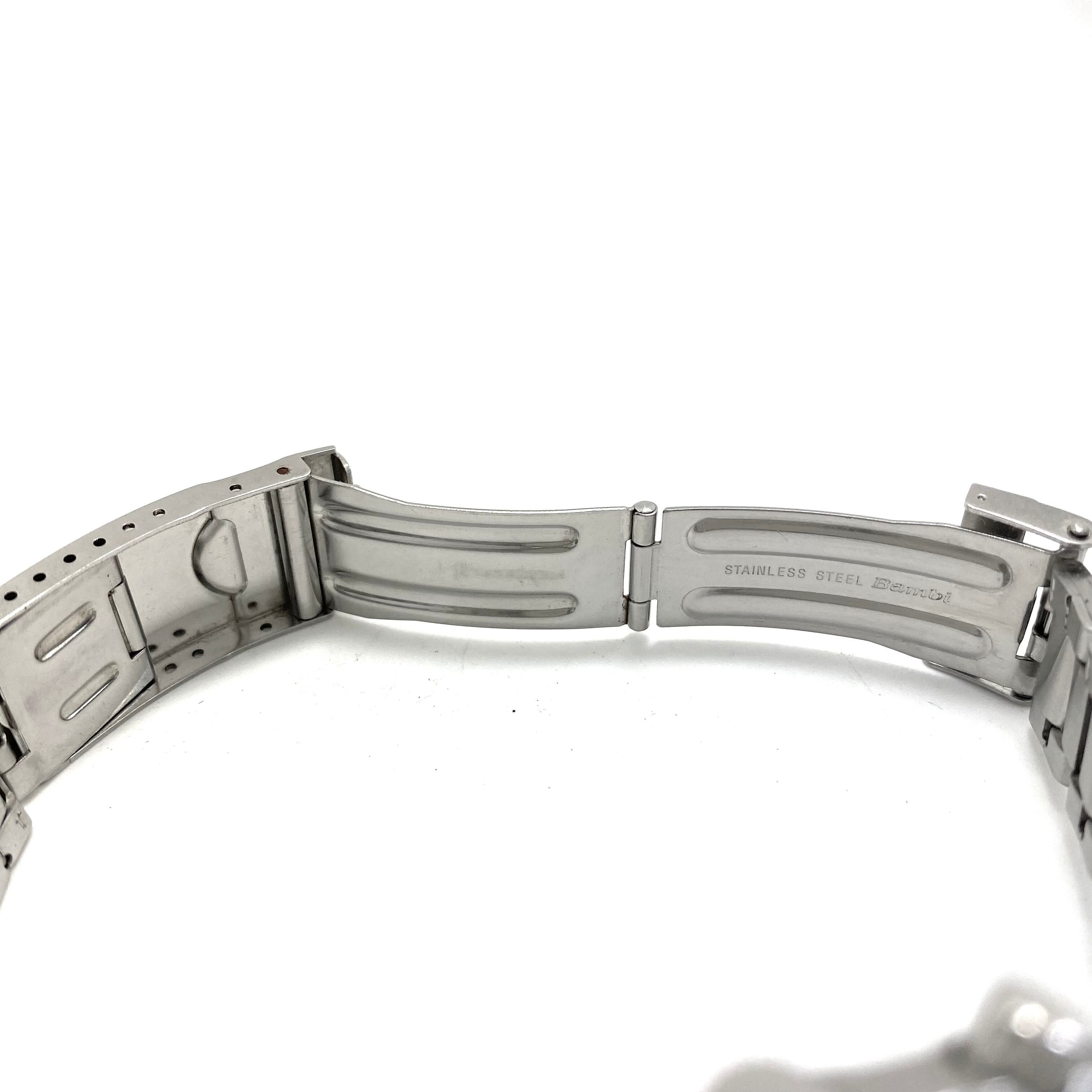 【希少】腕時計 メンズ セイコー 5スポーツ スピードタイマー ラリーメーター 7017-6050 自動巻 黒 デイデイト表示(日本語・英語) クロノグラフ 1971年製 ヴィンテージ 社外ベルト