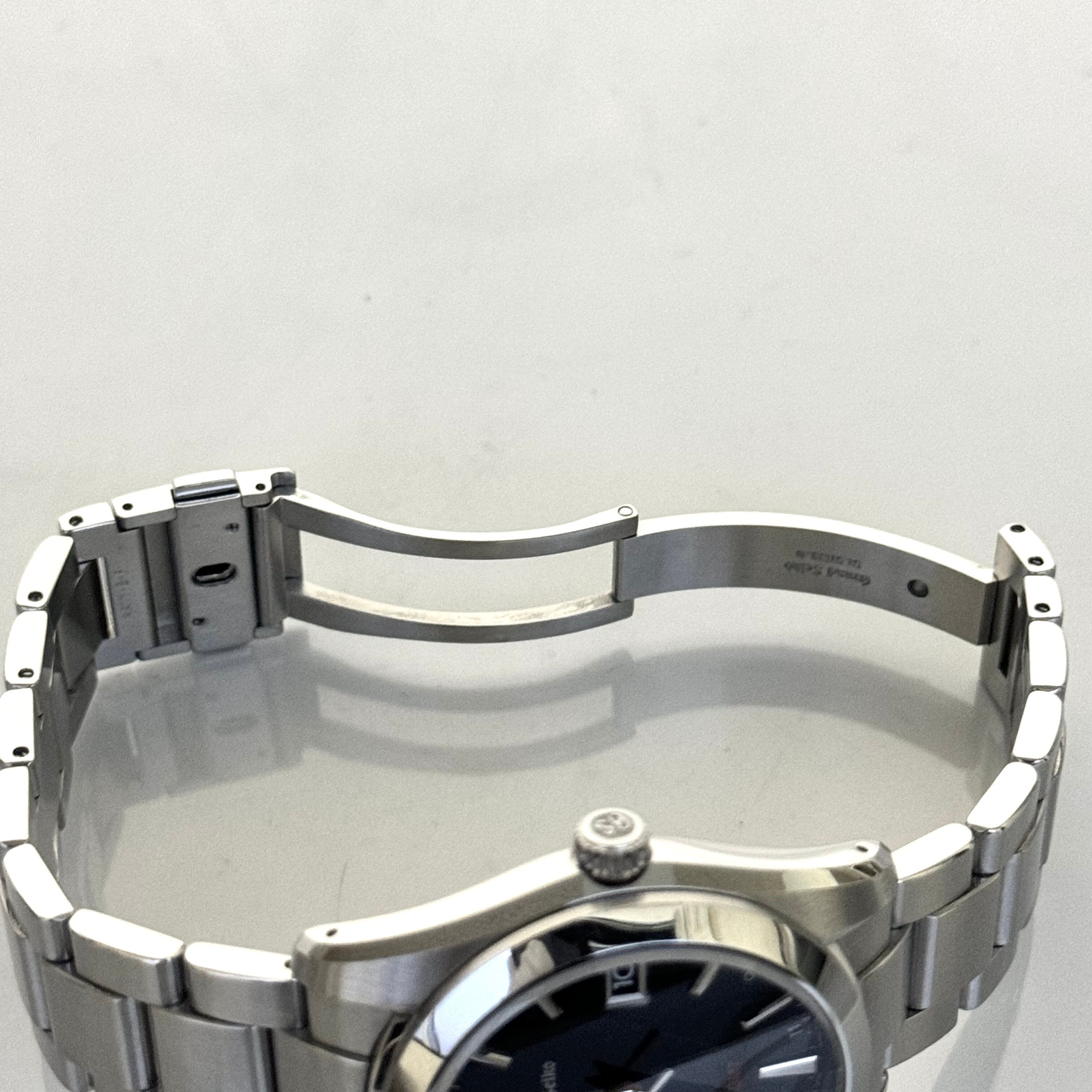 【美品】グランドセイコー ヘリテージコレクション GMT SBGN013 9F86-0AF0 クォーツ デイト表示 黒