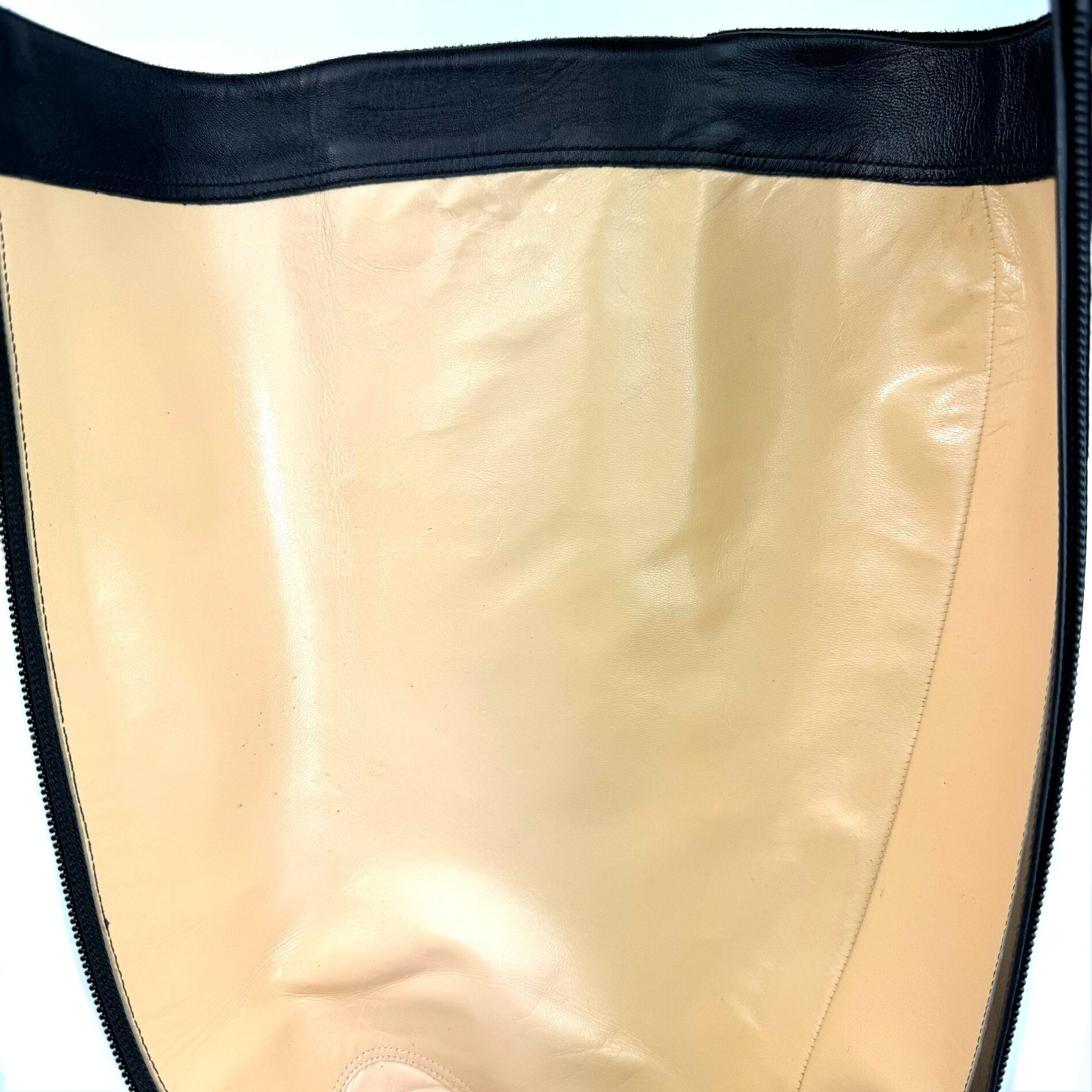 クリスチャンルブタン ロングブーツ ハラコ スエード 黒 ヒョウ柄 25cm