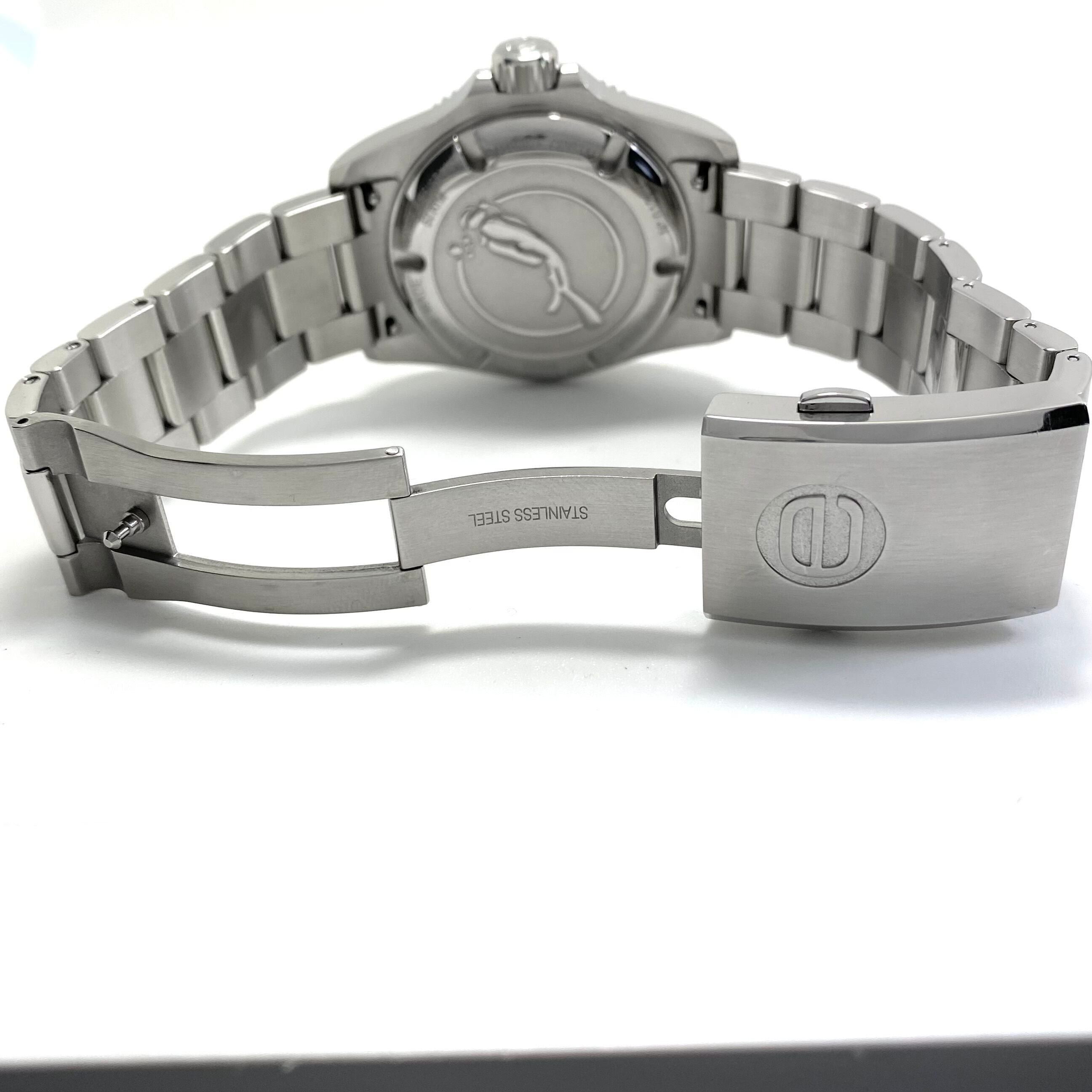 【美品】エポス EPOS スポーティブ ダイバー 3504BK 自動巻 黒 デイト表示