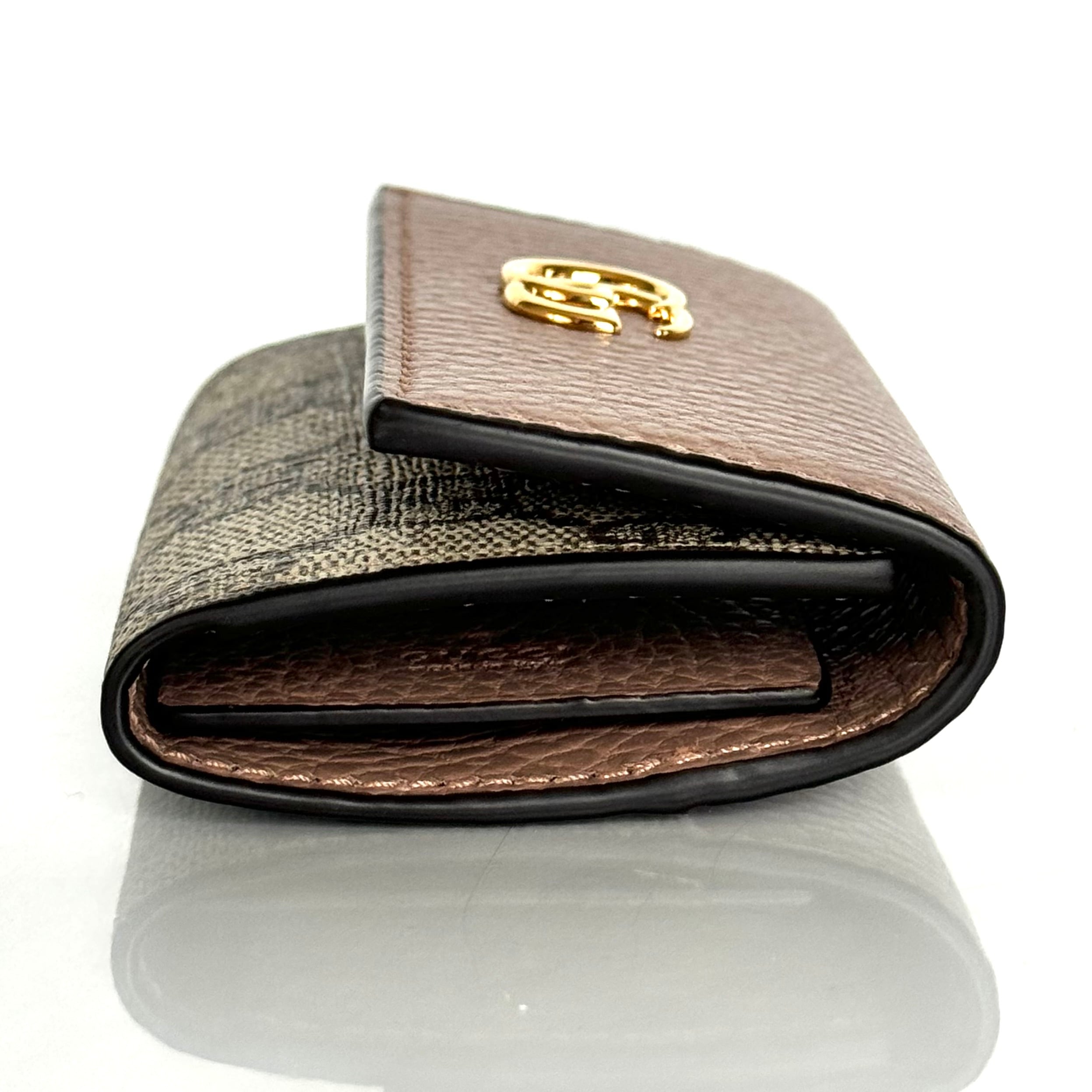 【未使用】グッチ キーケース 456118 GGマーモント GGスプリーム ベージュ レザー 6P